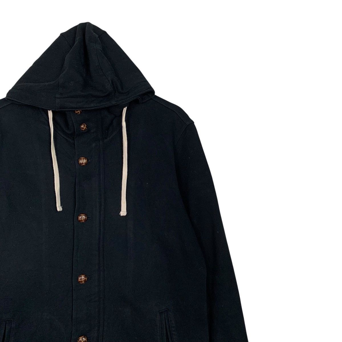 Beams Japan Beams Japan Hooded Black Jacket Size US M / EU 48-50 / 2 - 5 Thumbnail