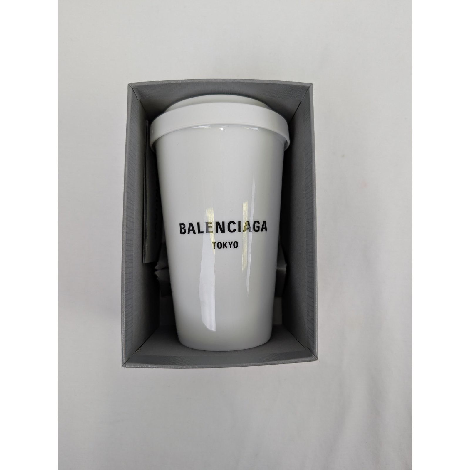 Balenciaga o1rshd1 Q:3 / Size: OS / Tokyo Porcelain Coffee Cup in White Size ONE SIZE - 6 Thumbnail