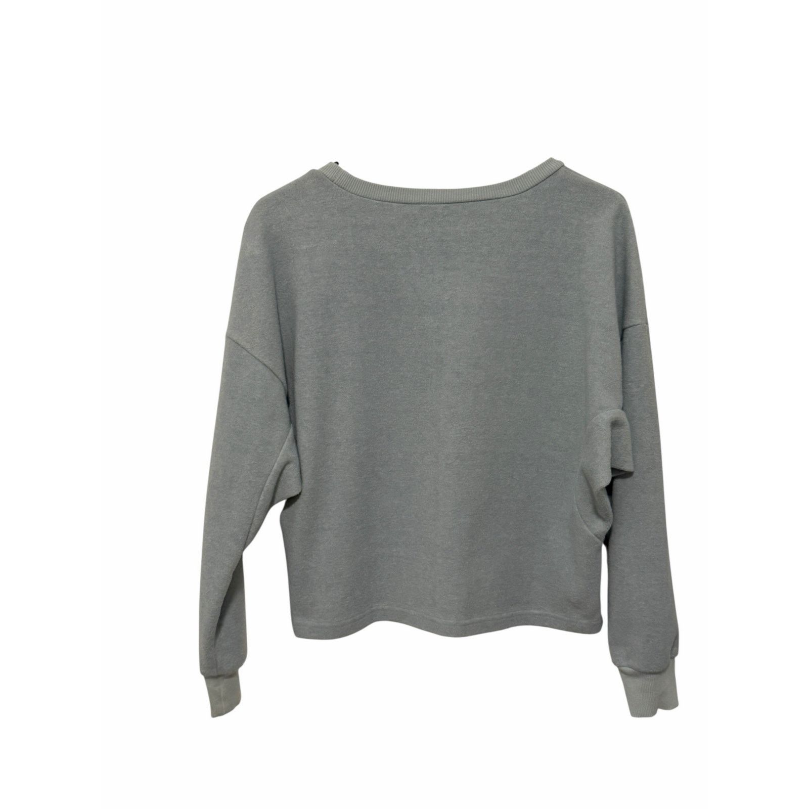 Other Very J Solid Blue Long Sleeve Round Neck Thick Sweater Size S / US 4 / IT 40 - 5 Thumbnail