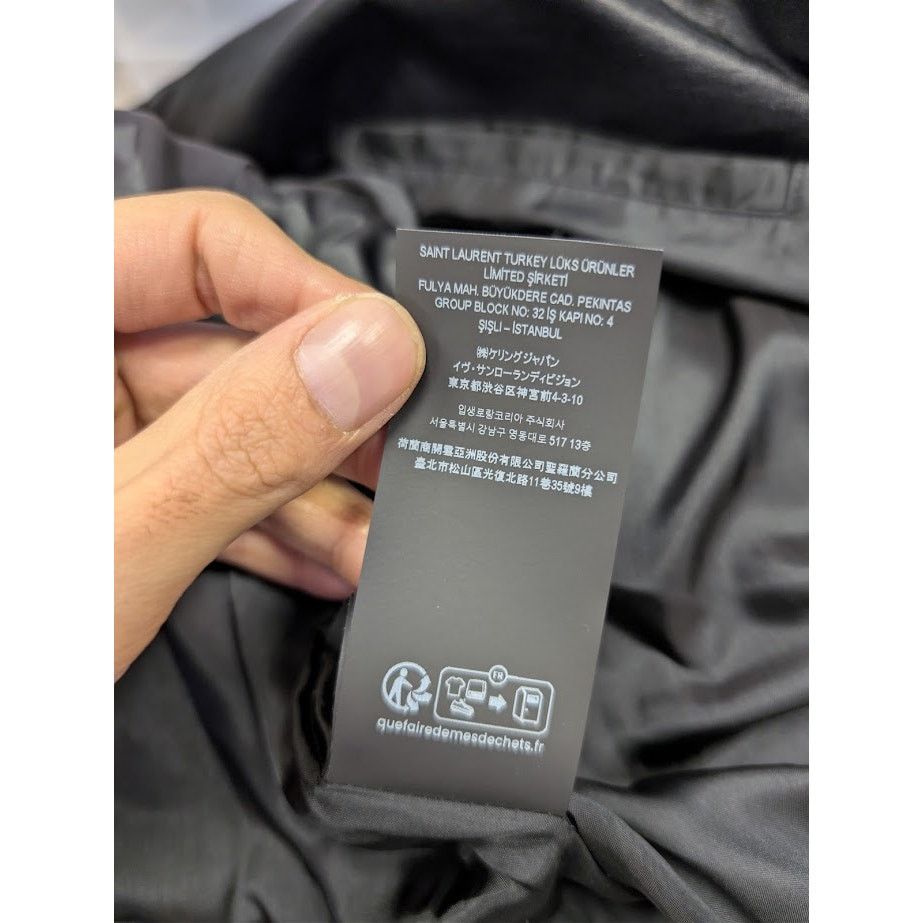 Saint Laurent Paris o1rshd1 Canvas Tech Maxi Coat in Black Size US M / EU 48-50 / 2 - 23 Thumbnail