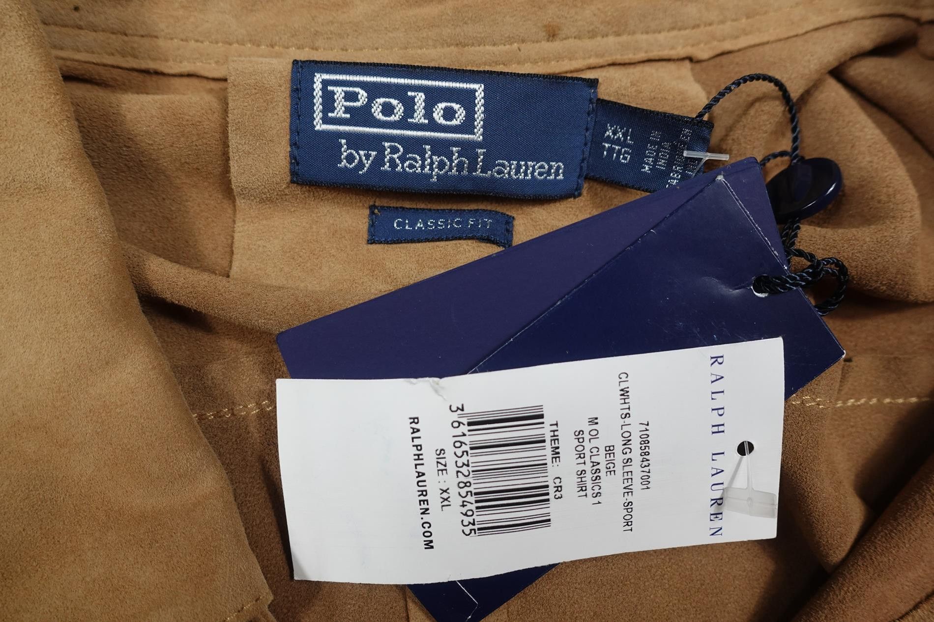 Polo Ralph Lauren Polo Ralph Lauren Jacket Overshirt Suede Leather NWT XXL Size US XXL / EU 58 / 5 - 2 Thumbnail