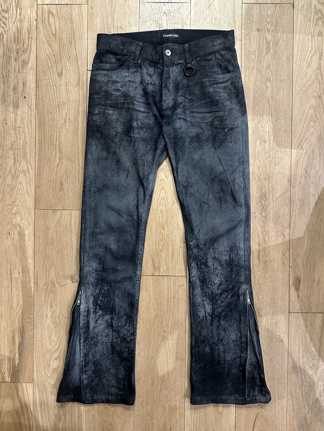 Yasuyuki Ishii Yasuyuki ishii acid wash denim Size US 31 - 2 Thumbnail