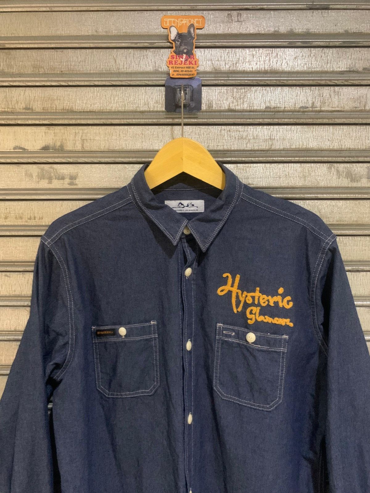 Hysteric Glamour HYSTERIC GLAMOUR CHAINSTITCH EMBROIDERY LOGO Size US XL / EU 56 / 4 - 7 Thumbnail