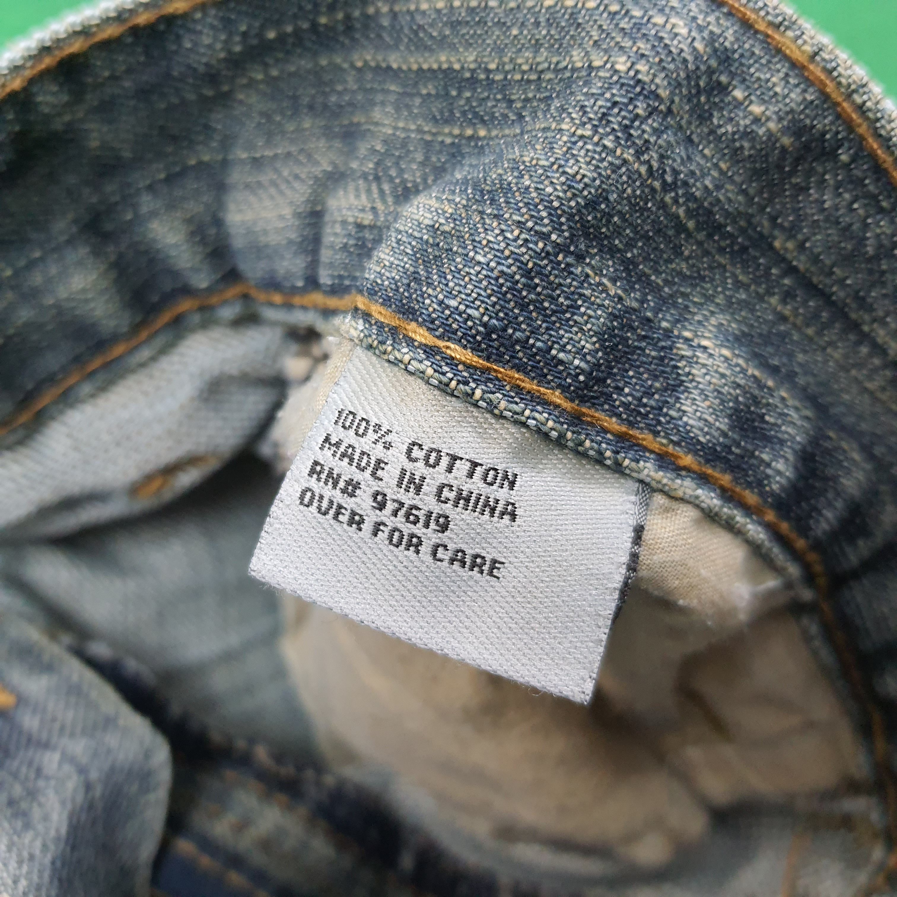 FUSAI Vintage FUSAI Focus USA Y2K Jeans C258N25 Size US 33 - 11 Thumbnail