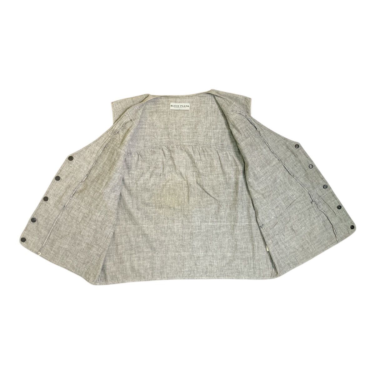 Japanese Brand Rare Design Block Plaza The Human Field Style Vests Size US L / EU 52-54 / 3 - 3 Thumbnail