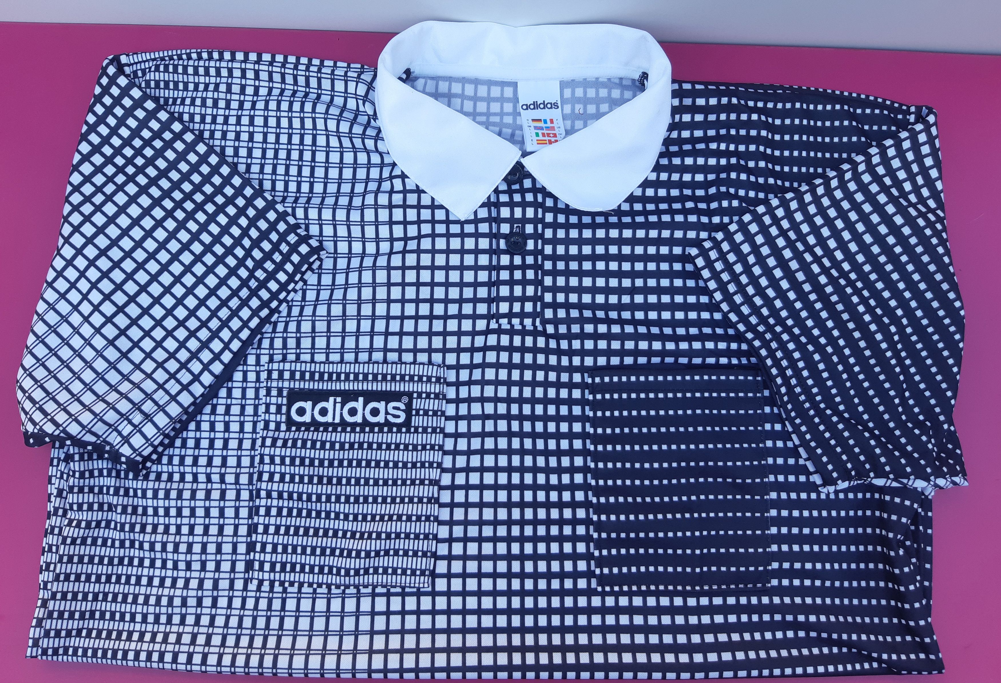 Adidas Vintage 90s ADIDAS Referee Jersey made in England size L NEW Size US L / EU 52-54 / 3 - 3 Thumbnail