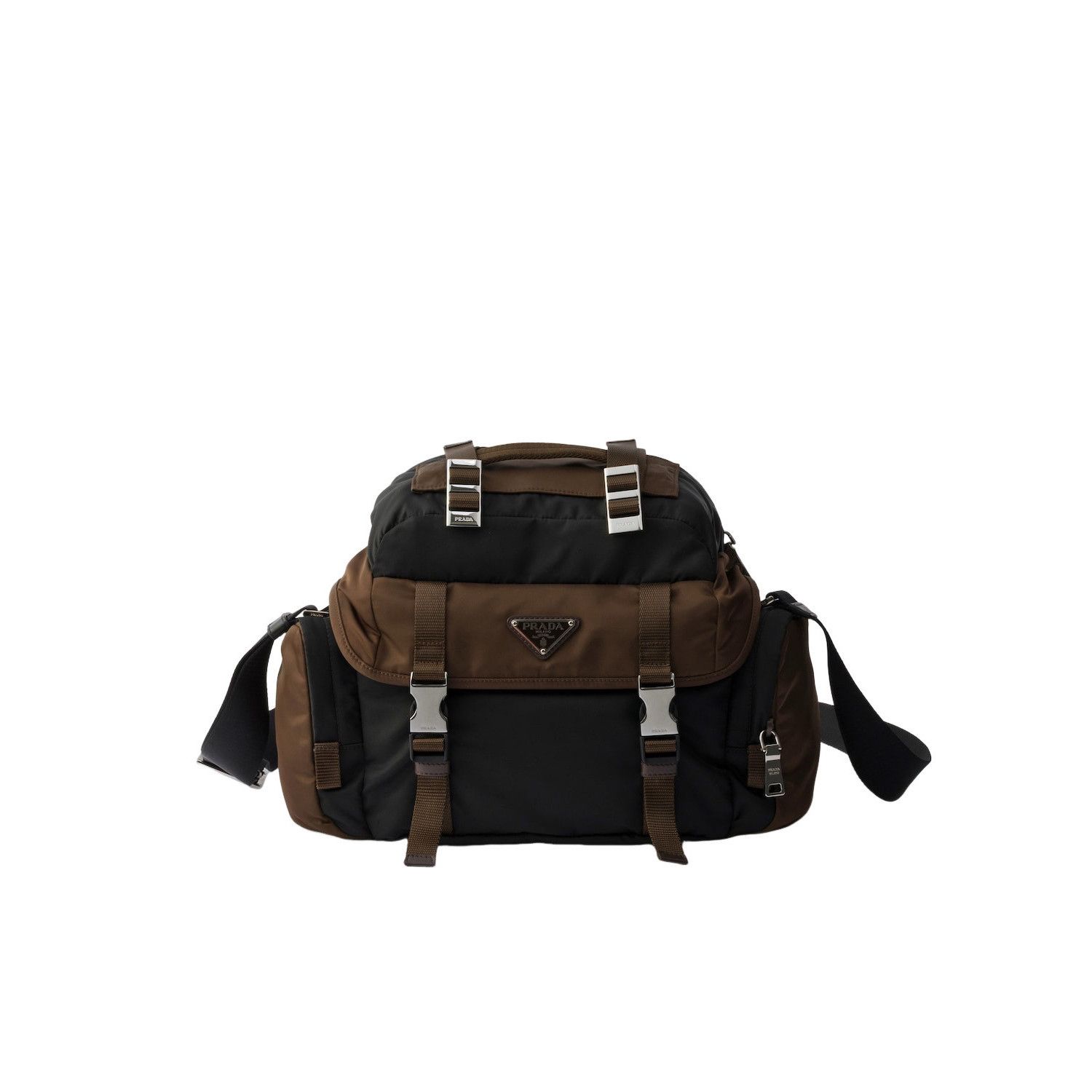 Prada PRADA $3200 Black/Burnt Shoulder Bag New & Authentic Size ONE SIZE - 1 Thumbnail
