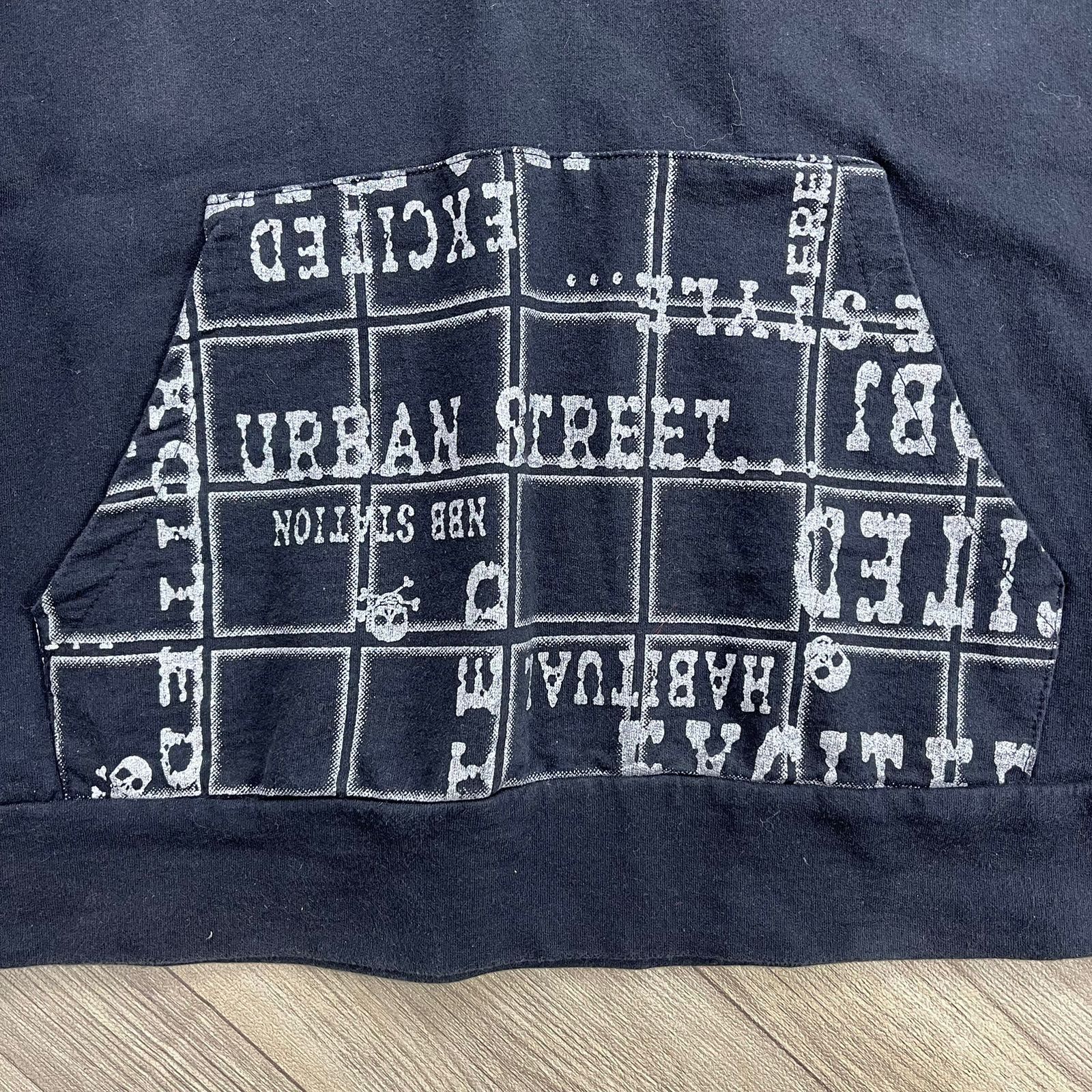 Japanese Brand 2000s Behaviour Urban Street Full Mask Half Zip Hoodie Y2K Size US M / EU 48-50 / 2 - 6 Thumbnail