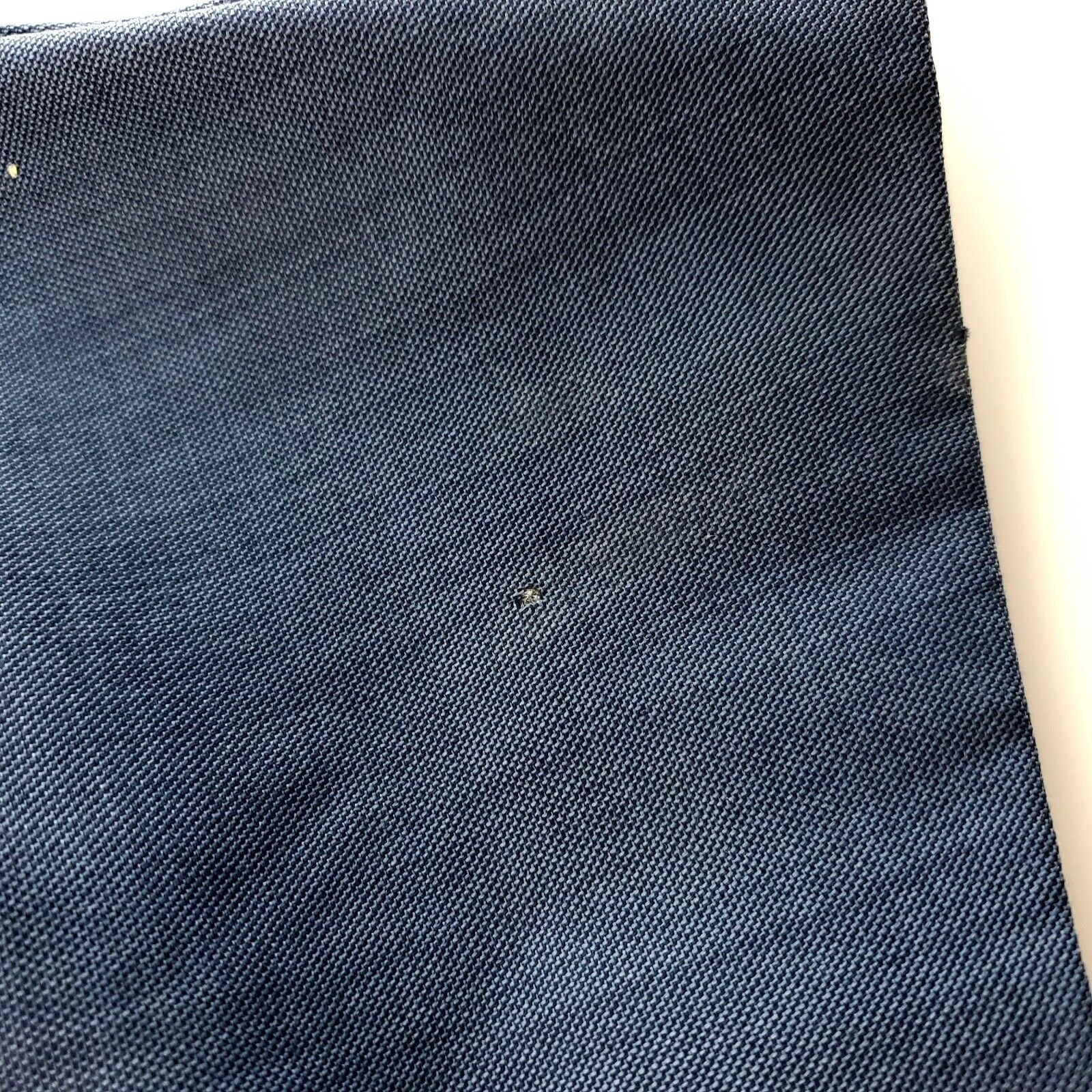 Tallia DAMAGED Tallia Uomo Worsted Wool 3 Button Blazer 44R Blue Sh Size 44R - 13 Thumbnail