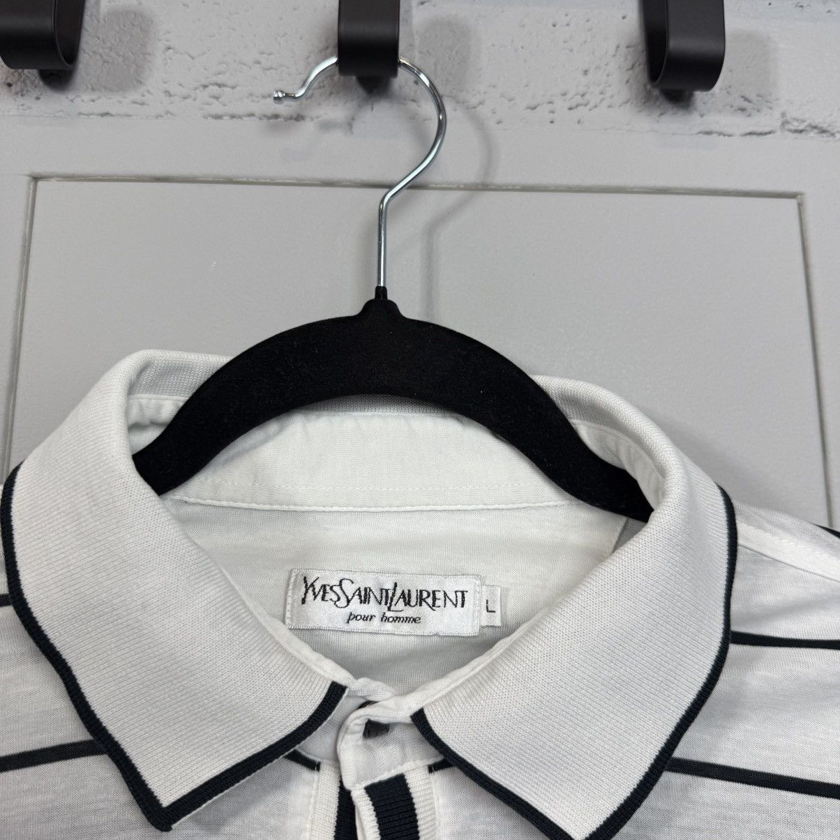 Yves Saint Laurent Vintage Yves Saint Lauren Polo Shirt Size US L / EU 52-54 / 3 - 5 Thumbnail