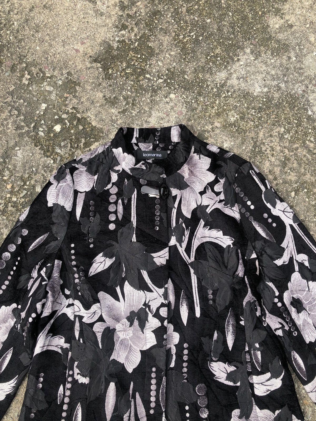 Japanese Brand × Vintage Vintage Leomarina Flower Motif Jacket Size M / US 6-8 / IT 42-44 - 4 Thumbnail
