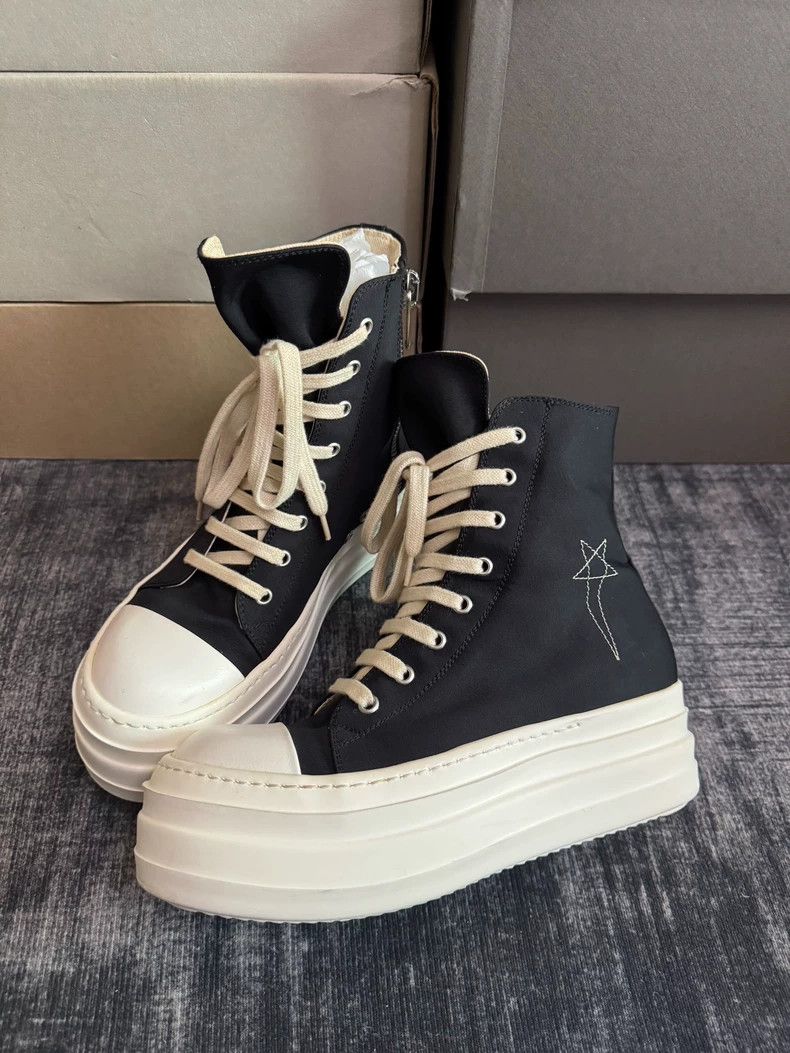 Rick Owens Rick Owens Big Converse with thick sole shoes Size US 5.5 / EU 38 - 1 Thumbnail