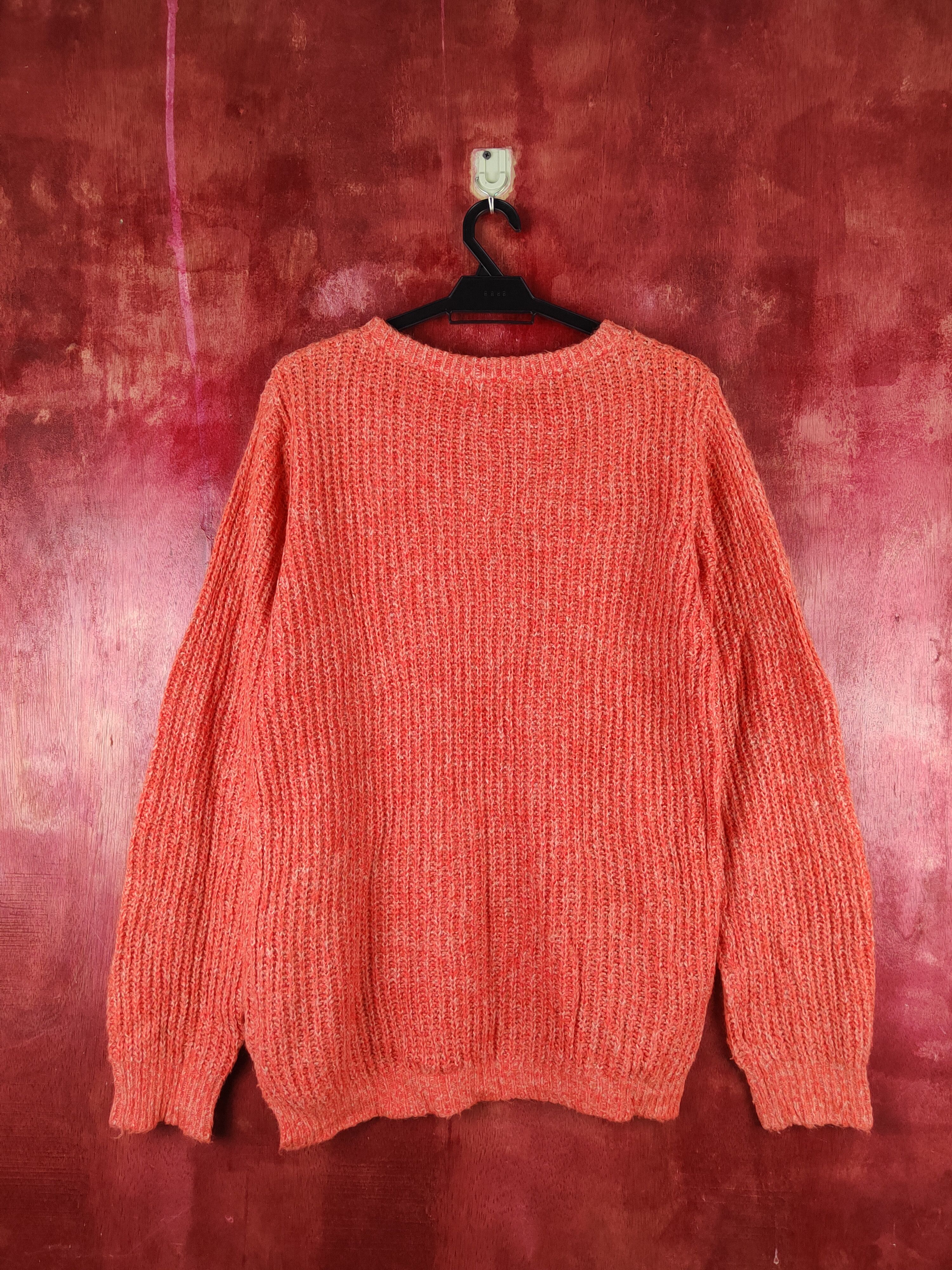 Japanese Brand × Vintage Cloche Orange Knitwear Sweatshirts #S2377 Size L / US 10 / IT 46 - 7 Thumbnail