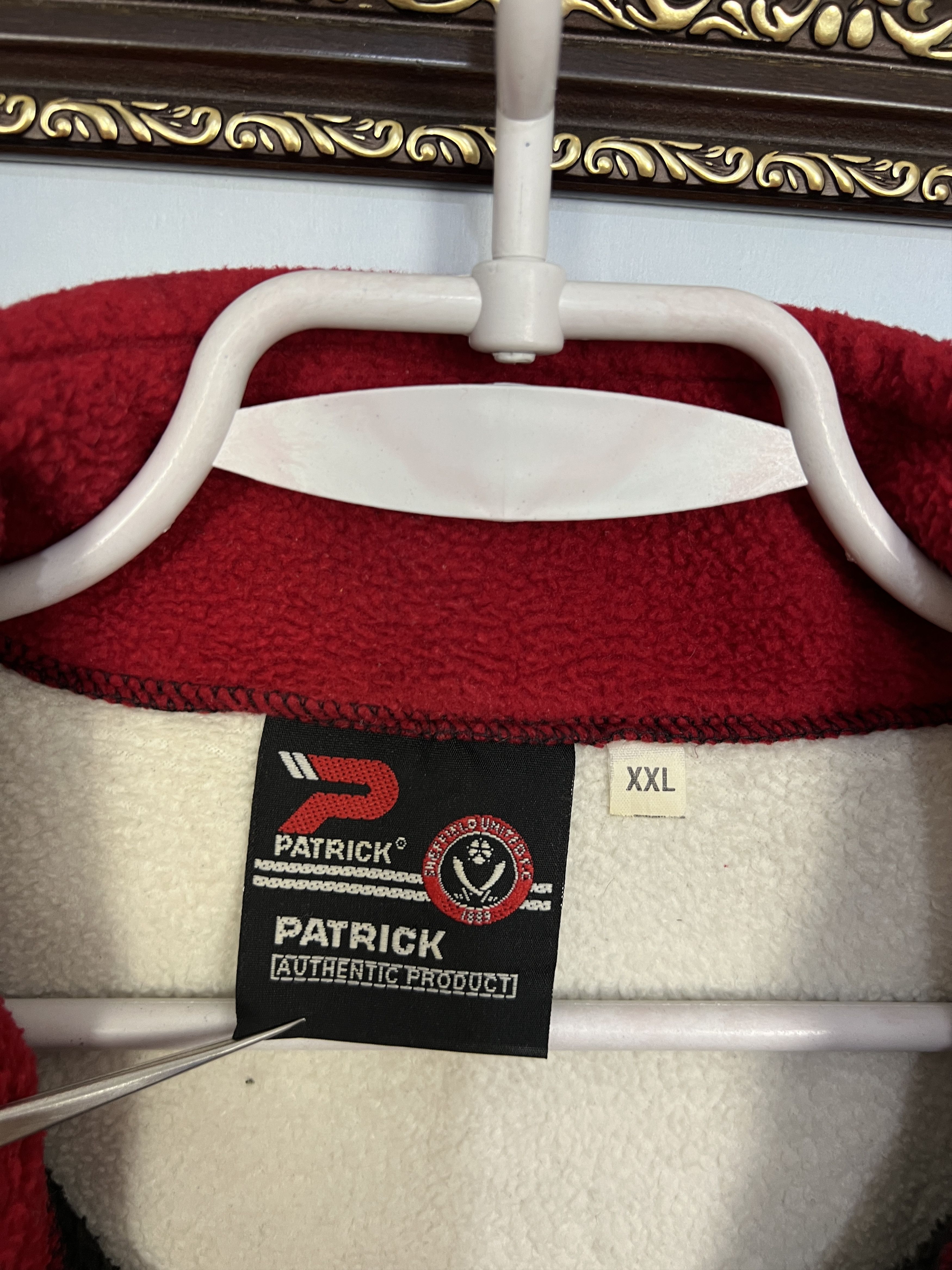 Vintage Vintage Sheffield United Football Fleece Jacket Track Top Size US XXL / EU 58 / 5 - 7 Thumbnail