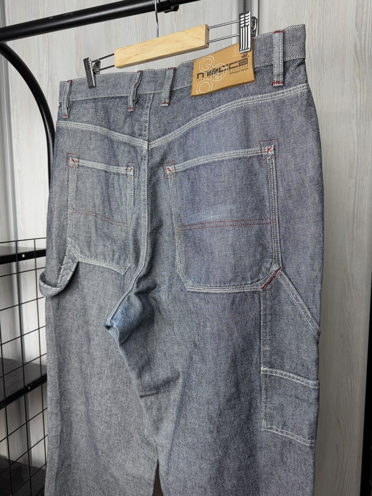 Mecca Mecca USA Denim Baggy Carpenter y2k vintage Wide pants 36 Size US 36 / EU 52 - 1 Thumbnail