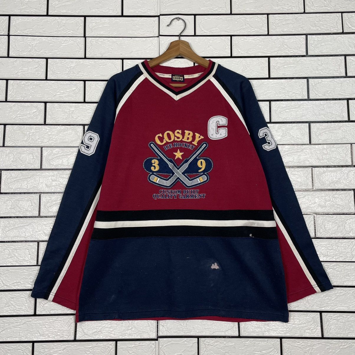Other Vintage Gerry Cosby Two Tone Sweater Size US L / EU 52-54 / 3 - 1 Thumbnail