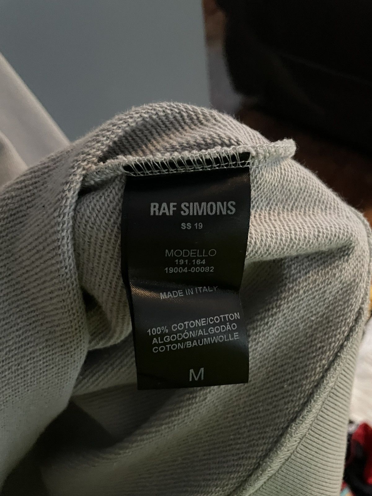 Raf Simons Raf Simons Grey Graphic Hoodie SS19 Size US M / EU 48-50 / 2 - 5 Thumbnail
