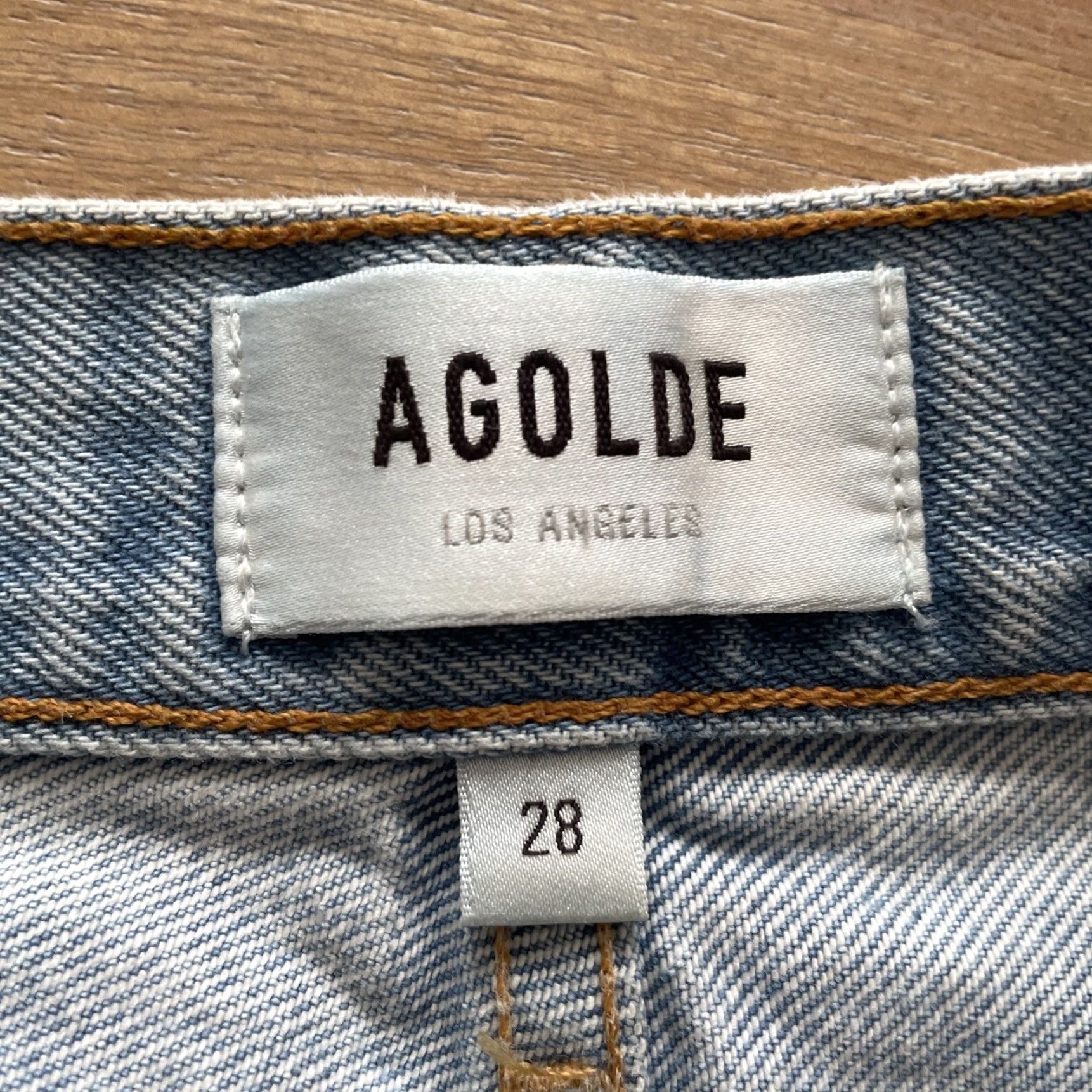 Agolde AGOLDE Jeans Womens Size 28 Mid Rise Loose Fit Denim Button Fly 90s Y2K Blues Size 28" / US 6 / IT 42 - 3 Thumbnail