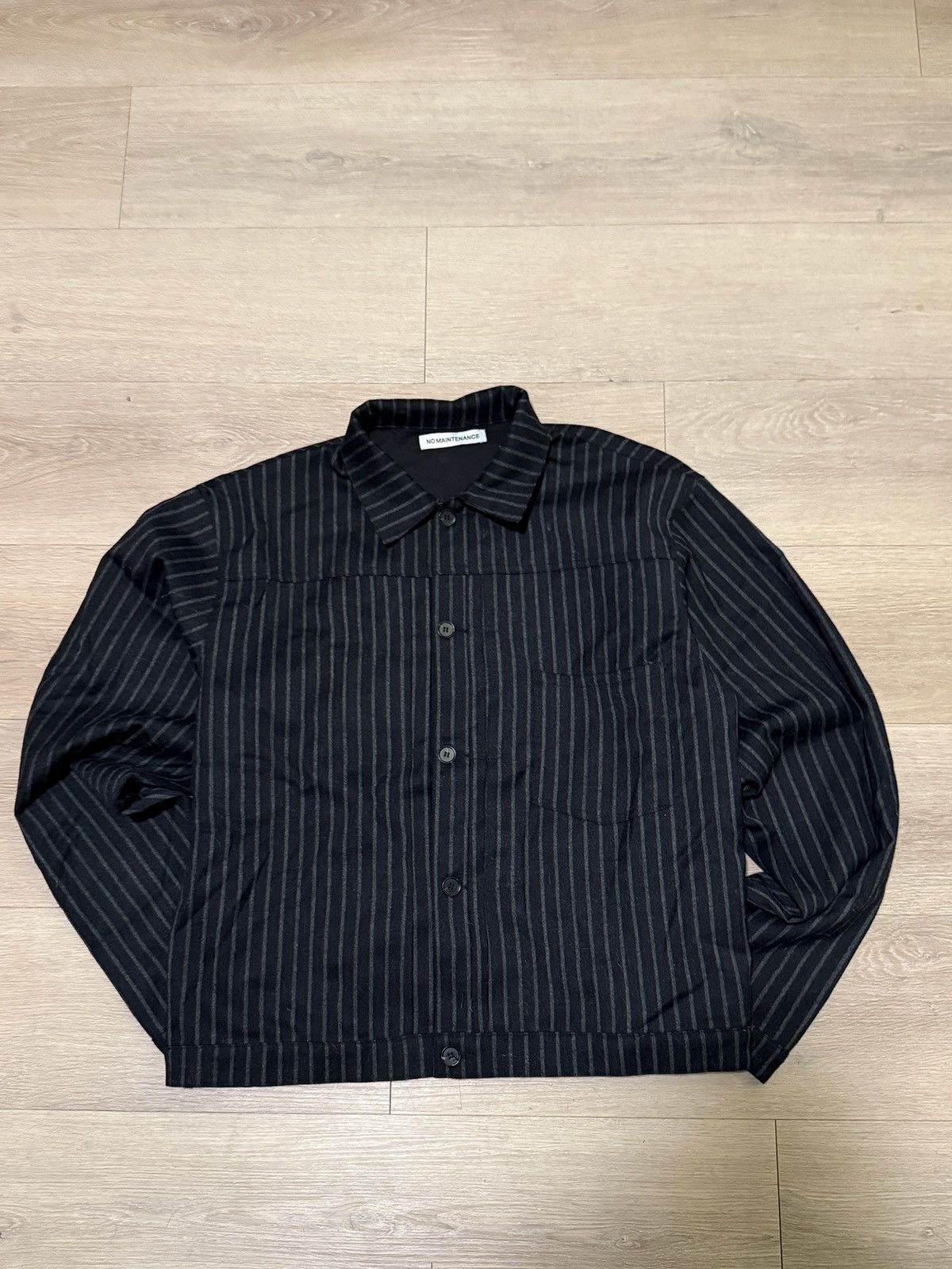 No Maintenance No Maintenance Wool Striped Type one Jacket Size US XL / EU 56 / 4 - 1 Thumbnail