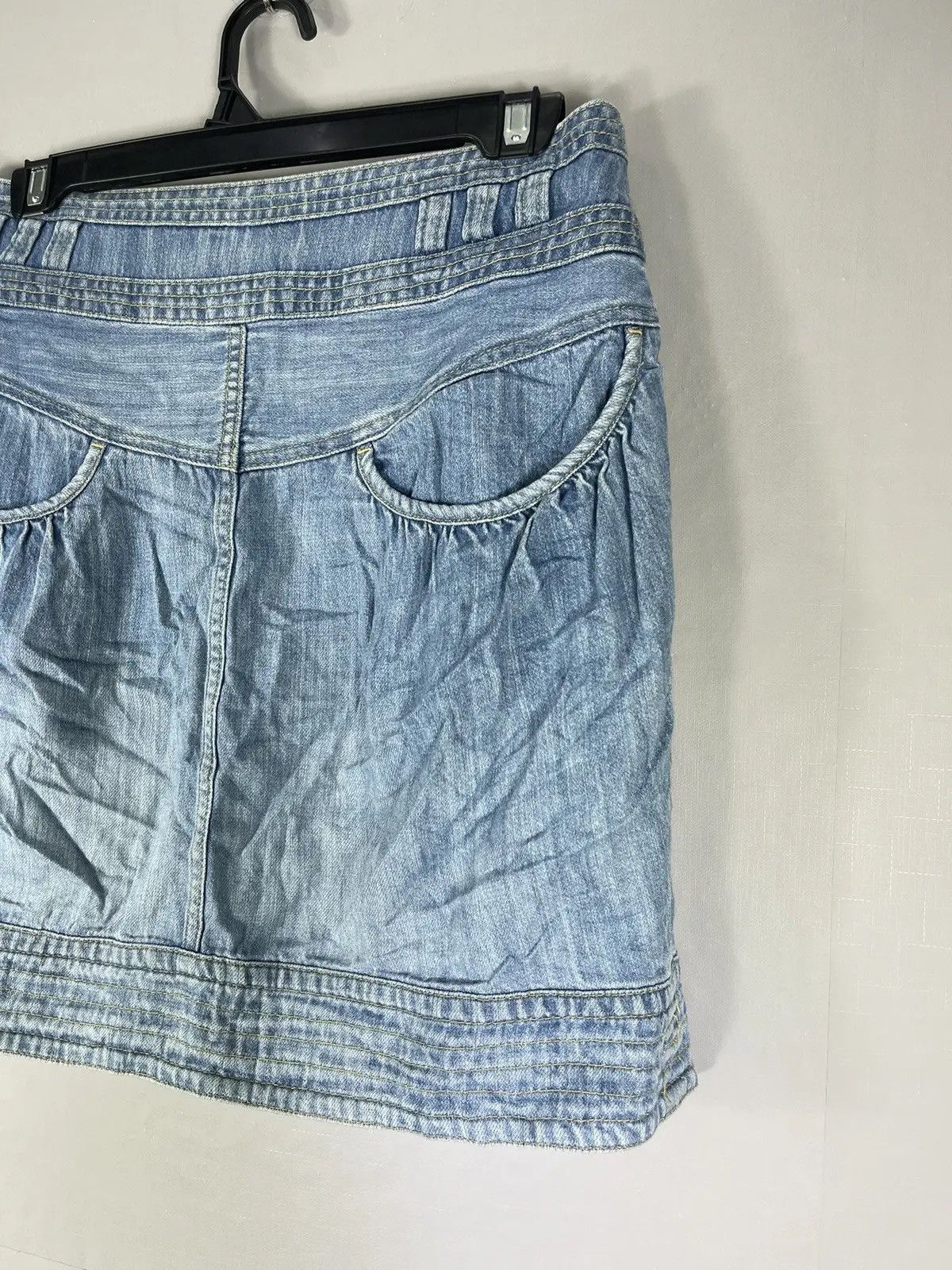 Issey Miyake × Tsumori Chisato × Vintage Vintage TSUMORI CHISATO By ISSEY MIYAKE Denim Skirt Size 29" - 7 Thumbnail