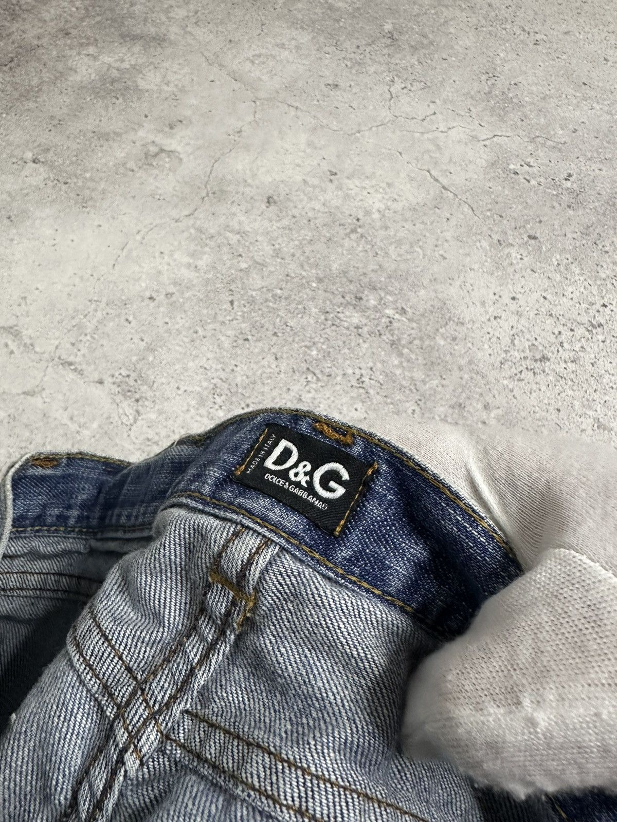 Dolce & Gabbana VTG Rare Y2K Dolce & Gabbana Two Color Distressed Pants Size US 30 / EU 46 - 21 Thumbnail