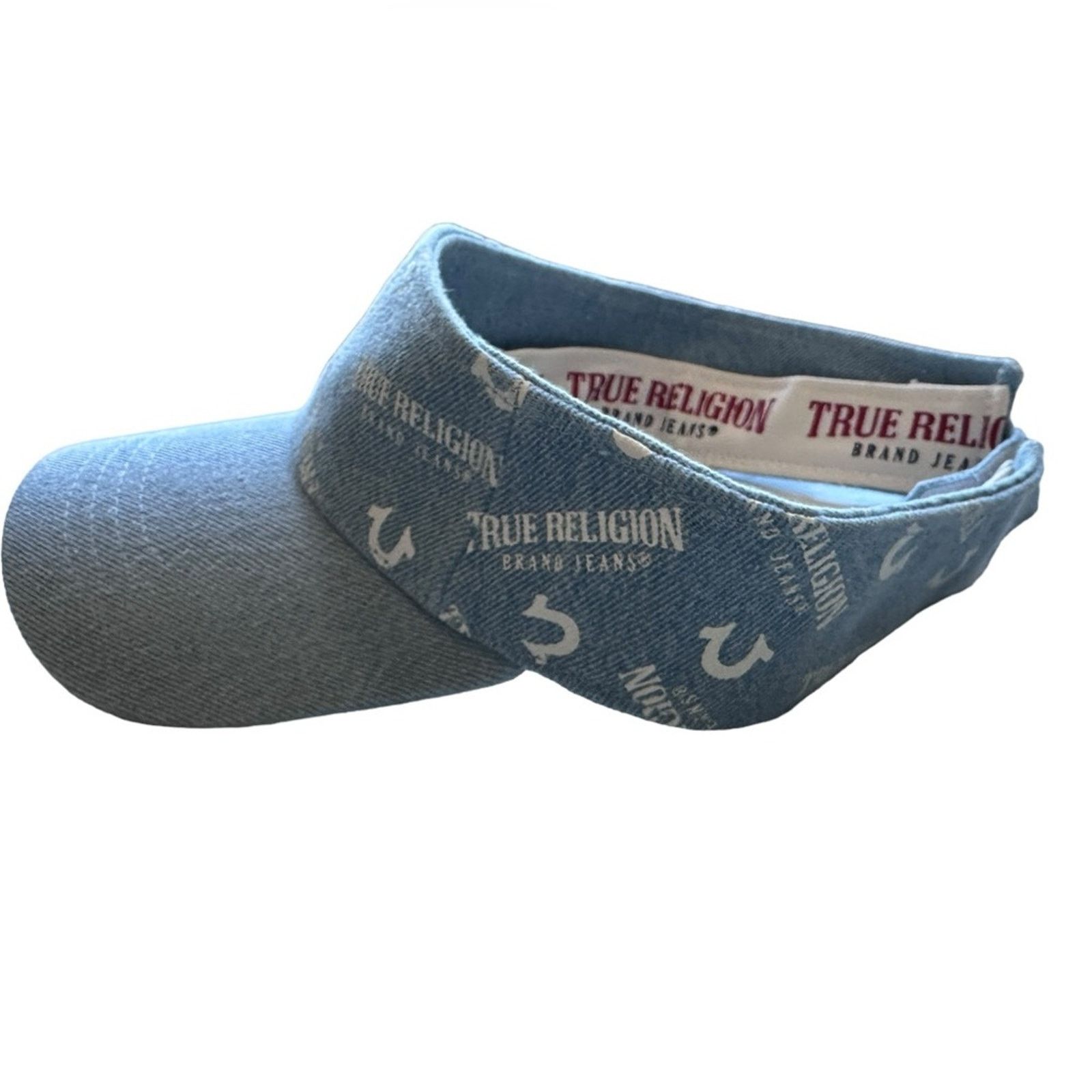 True Religion NWT True Religion Visor Hat in Denim Blue Size ONE SIZE - 1 Thumbnail