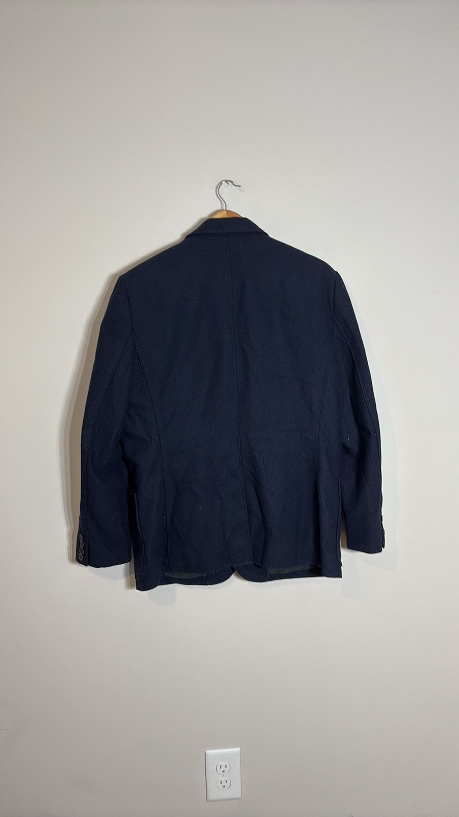 Timberland Vintage Timberland Wool Pea Coat Blazer Jacket Navy Size US L / EU 52-54 / 3 - 4 Thumbnail