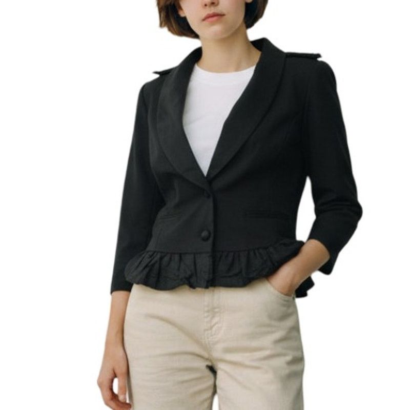 Juicy Couture Juicy Couture Blazer Jacket Bubble Hem Military Epaulets S Size S / US 4 / IT 40 - 2 Thumbnail