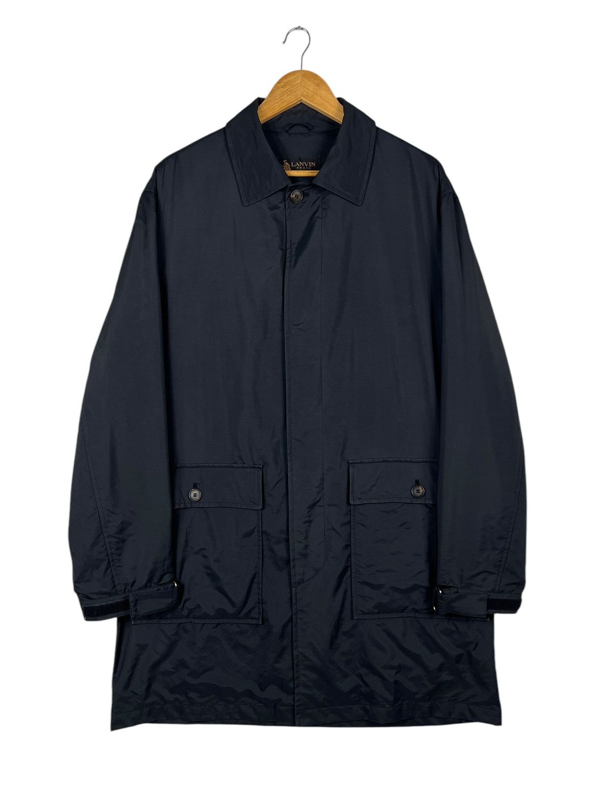 Lanvin Lanvin Paris oiled Coat Jacket Made In Italy Size US M / EU 48-50 / 2 - 6 Thumbnail