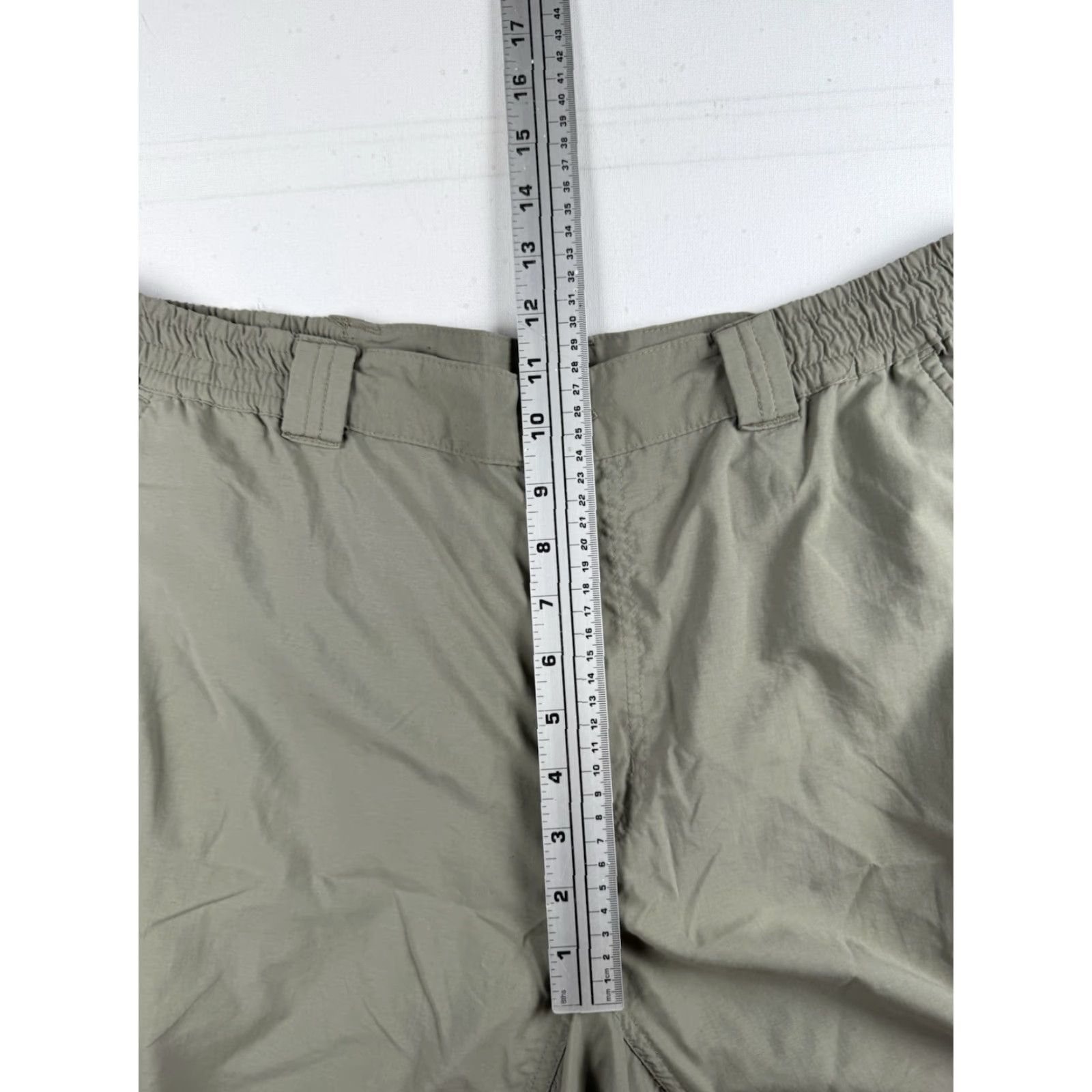 Vintage Columbia PFG Cargo Pants Mens Size L Green 29 Inseam Convertible Zip Button Straight Leg Size US 33 - 7 Thumbnail
