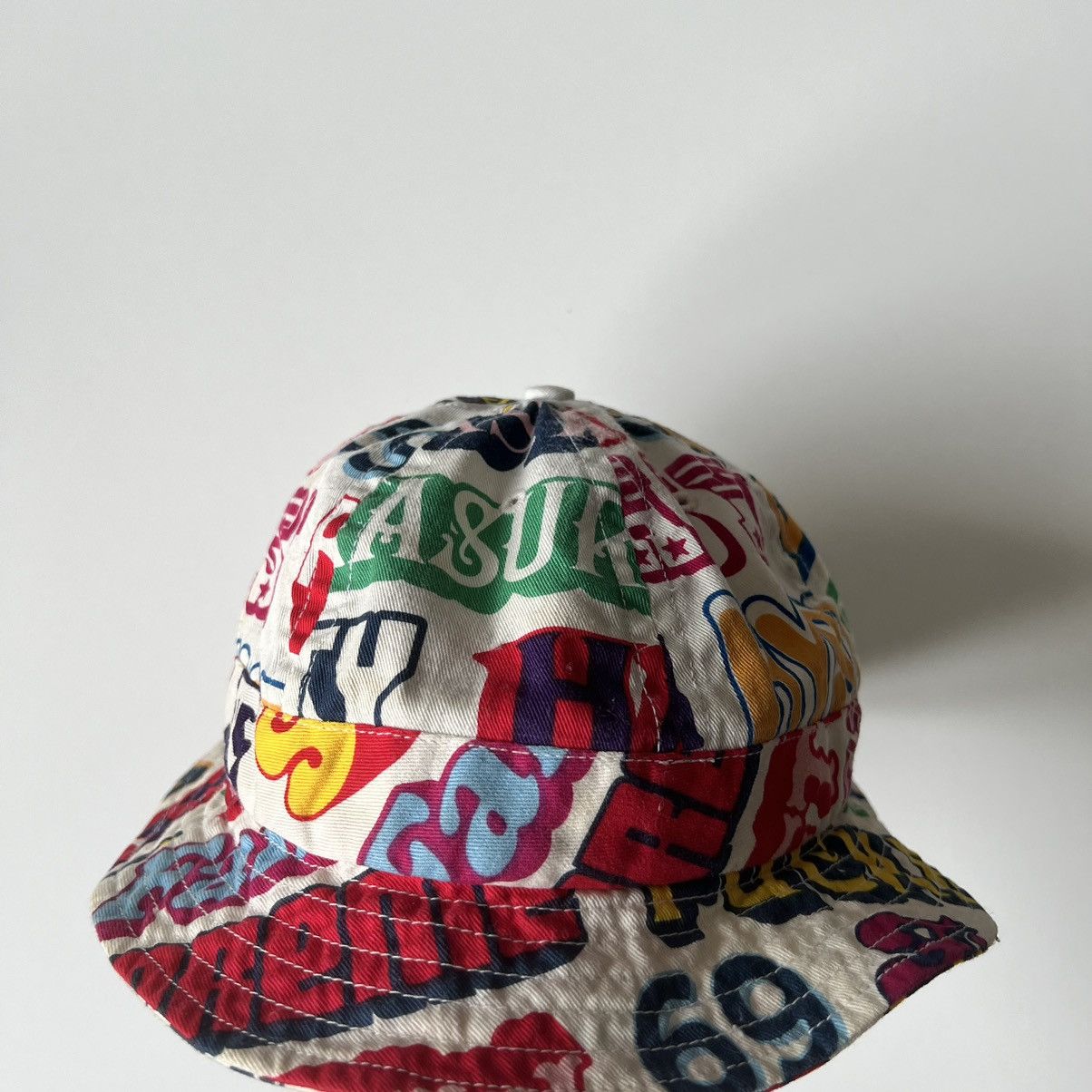 Hysteric Glamour × Supreme Supreme Hysteric Glamour Text Bell Hat Bucket Crusher White Size ONE SIZE - 8 Thumbnail