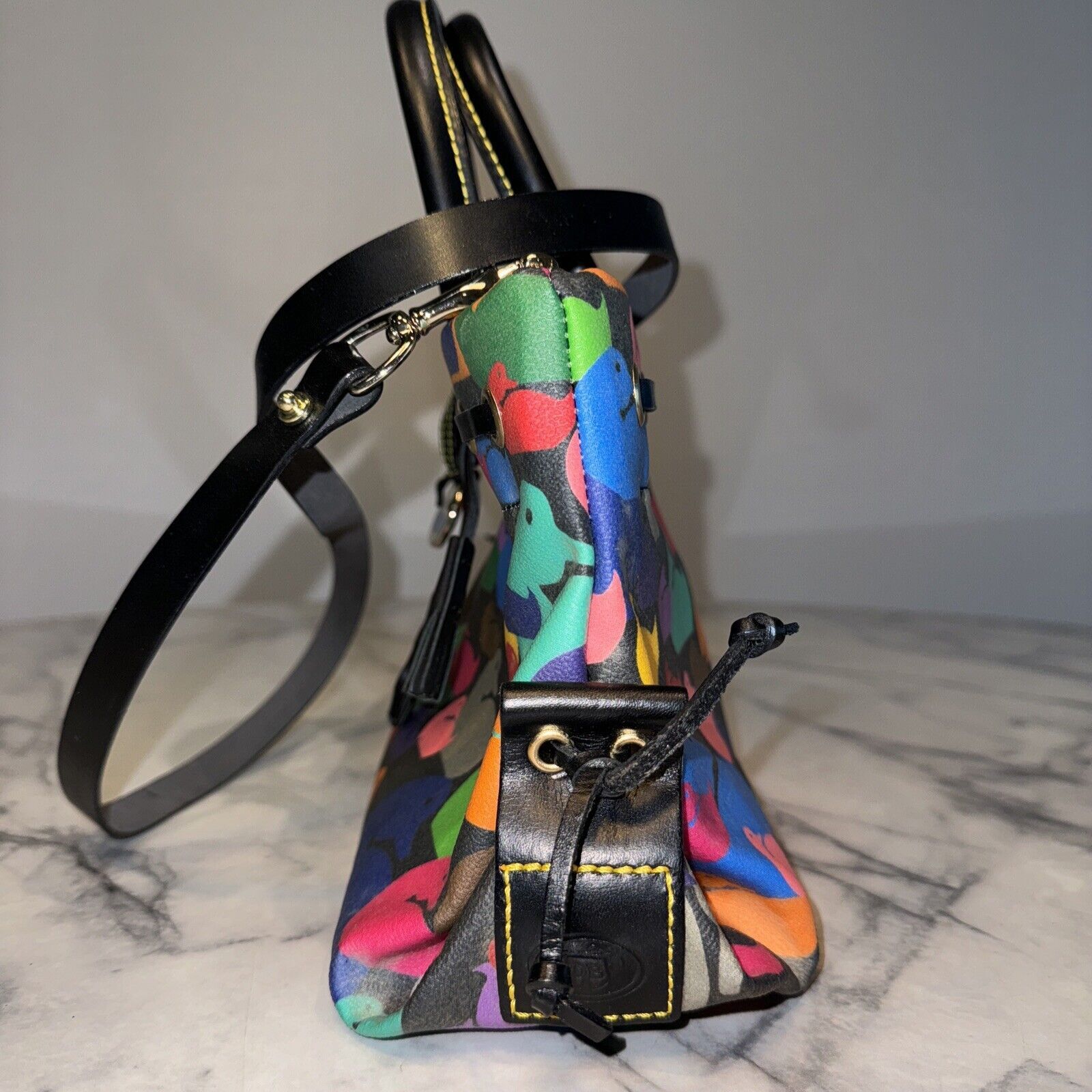 Dooney & Bourke NWOT Vintage Dooney & Bourke Ducks Handbag Satchel Crossbody Size ONE SIZE - 6 Thumbnail