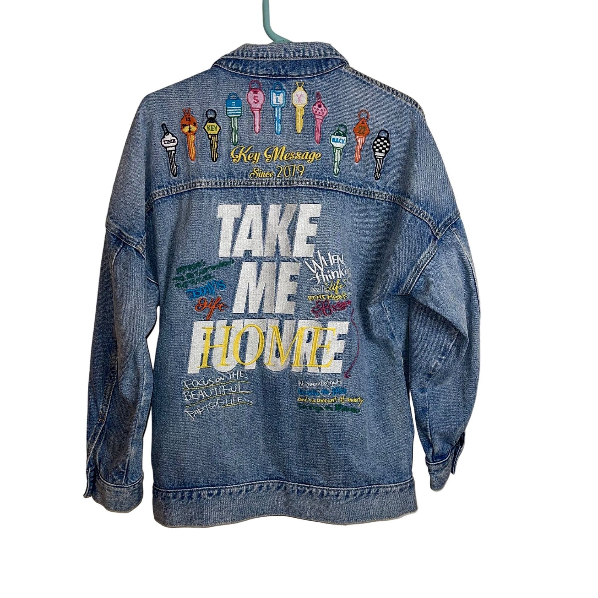 Vintage Sly Jeans Vintage Mens Jacket One Size Blue Denim Size ONE SIZE - 1 Thumbnail