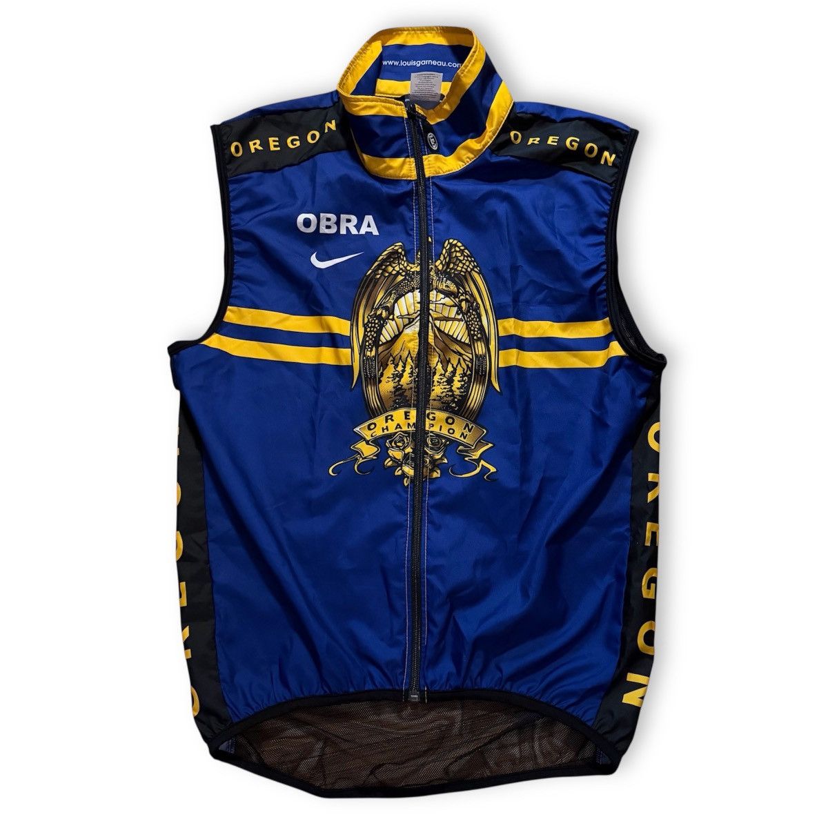 Nike VTG Louis Garneau Cycling Jersey Oregon Champion Nike Vest Size US L / EU 52-54 / 3 - 1 Thumbnail
