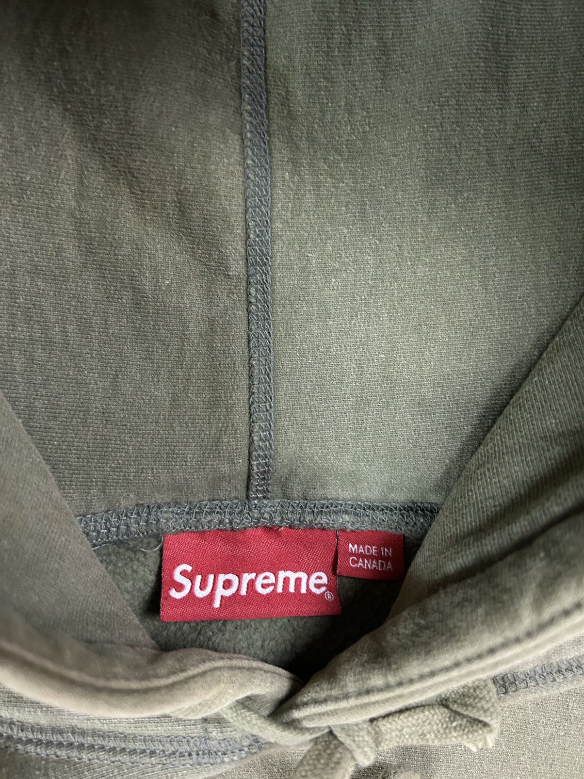 Supreme Supreme hoodie The Most Hooded light olive red big logo FW19 Size US XL / EU 56 / 4 - 4 Thumbnail