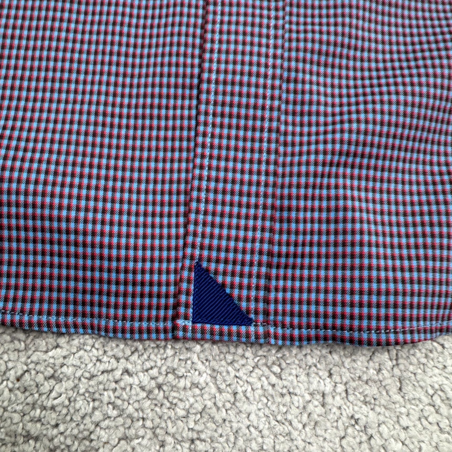 UNTUCKit UNTUCKit Button-Up Shirt Mens XL Regular Fit Plaid Button-Down Red Blue Multicolor Classic Casual Shirt Size US XL / EU 56 / 4 - 3 Thumbnail