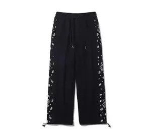 Japanese Brand 21SS Indigo Union Japan Black Bandana Teddy Bear Sweat Pants Size US 32 / EU 48 - 1 Thumbnail