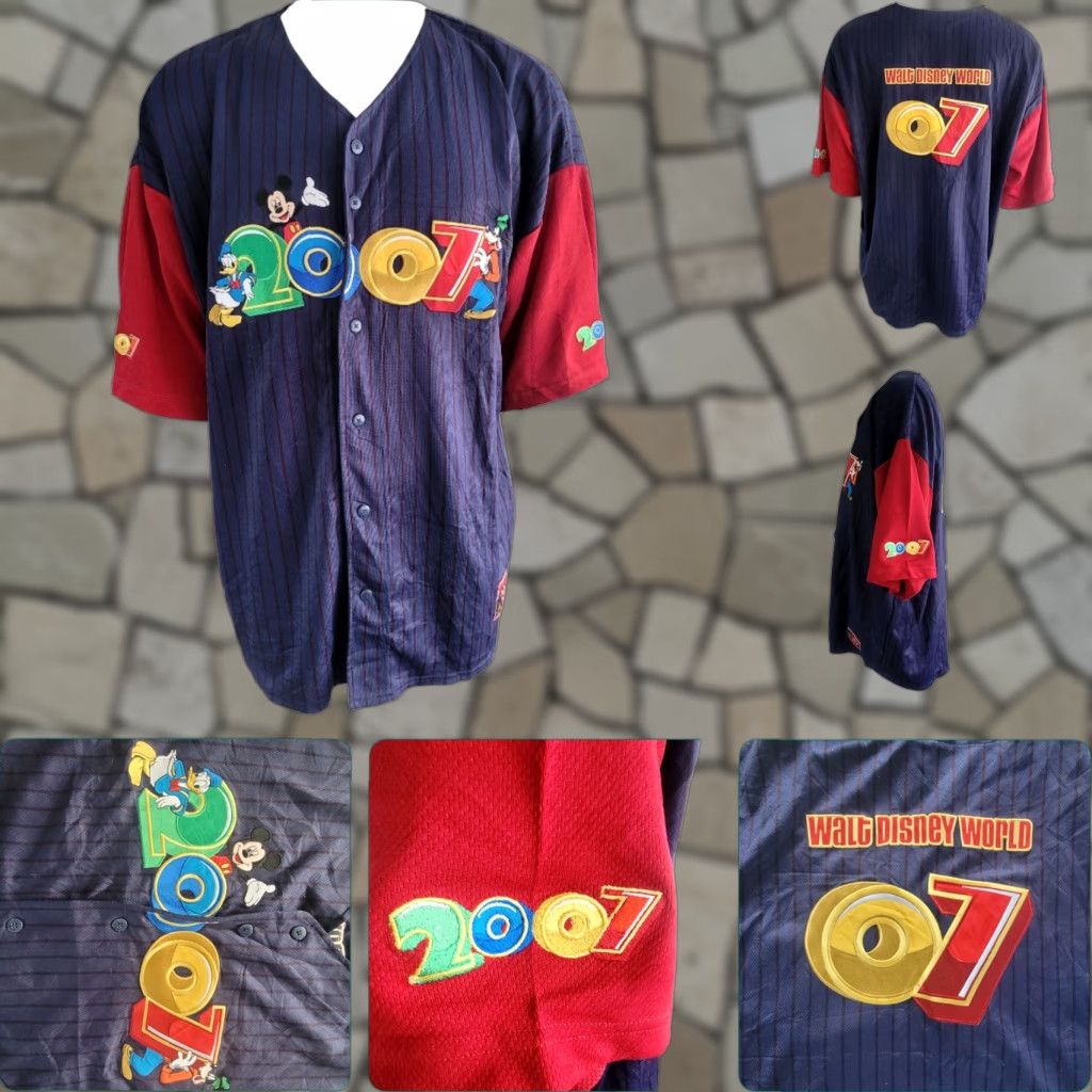 Disney Disney 2007 Men's XXL Baseball Jersey | Disney Parks Size US XXL / EU 58 / 5 - 1 Thumbnail