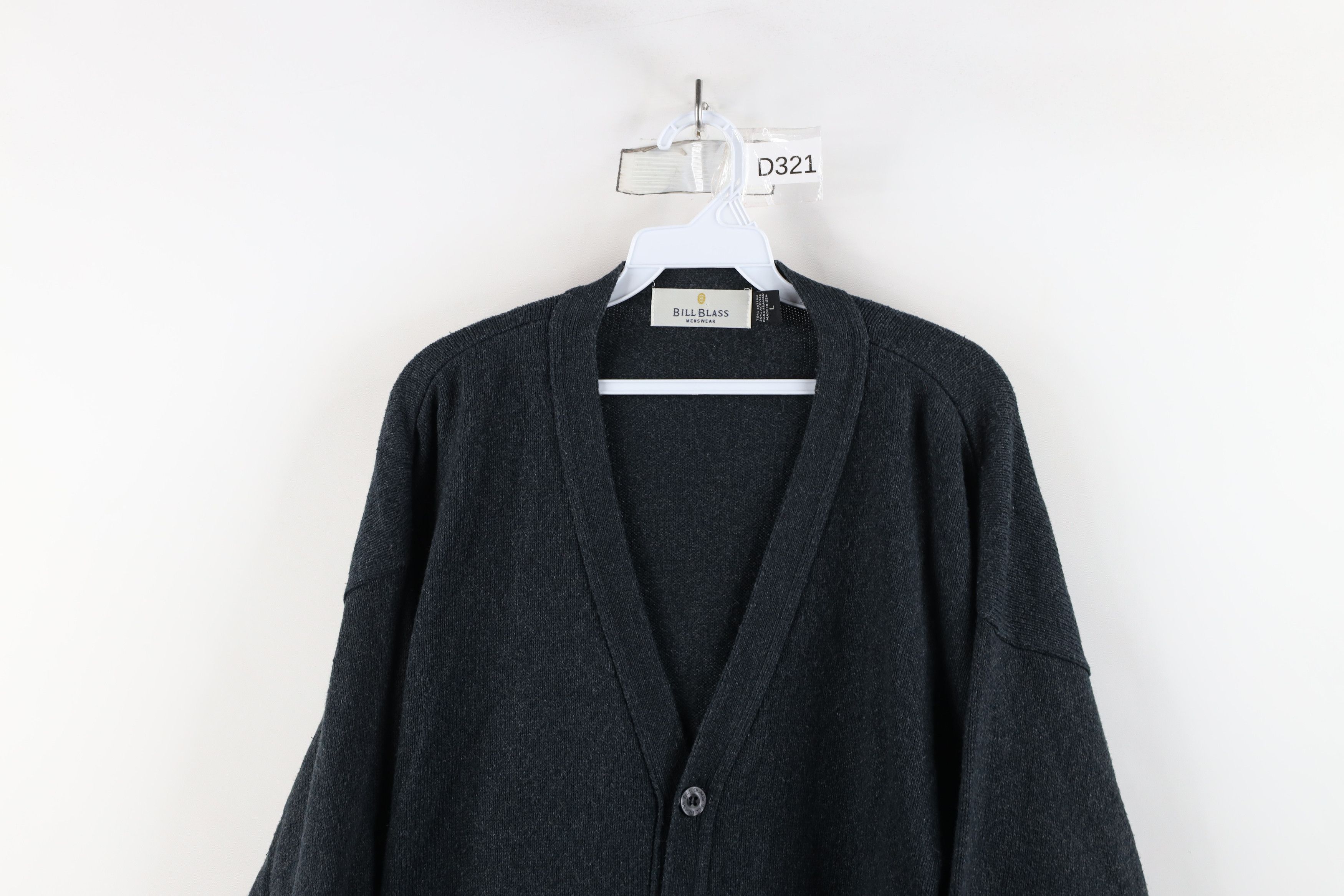 Vintage Vintage 90s Streetwear Cotton Knit Cardigan Sweater USA Size US L / EU 52-54 / 3 - 2 Thumbnail