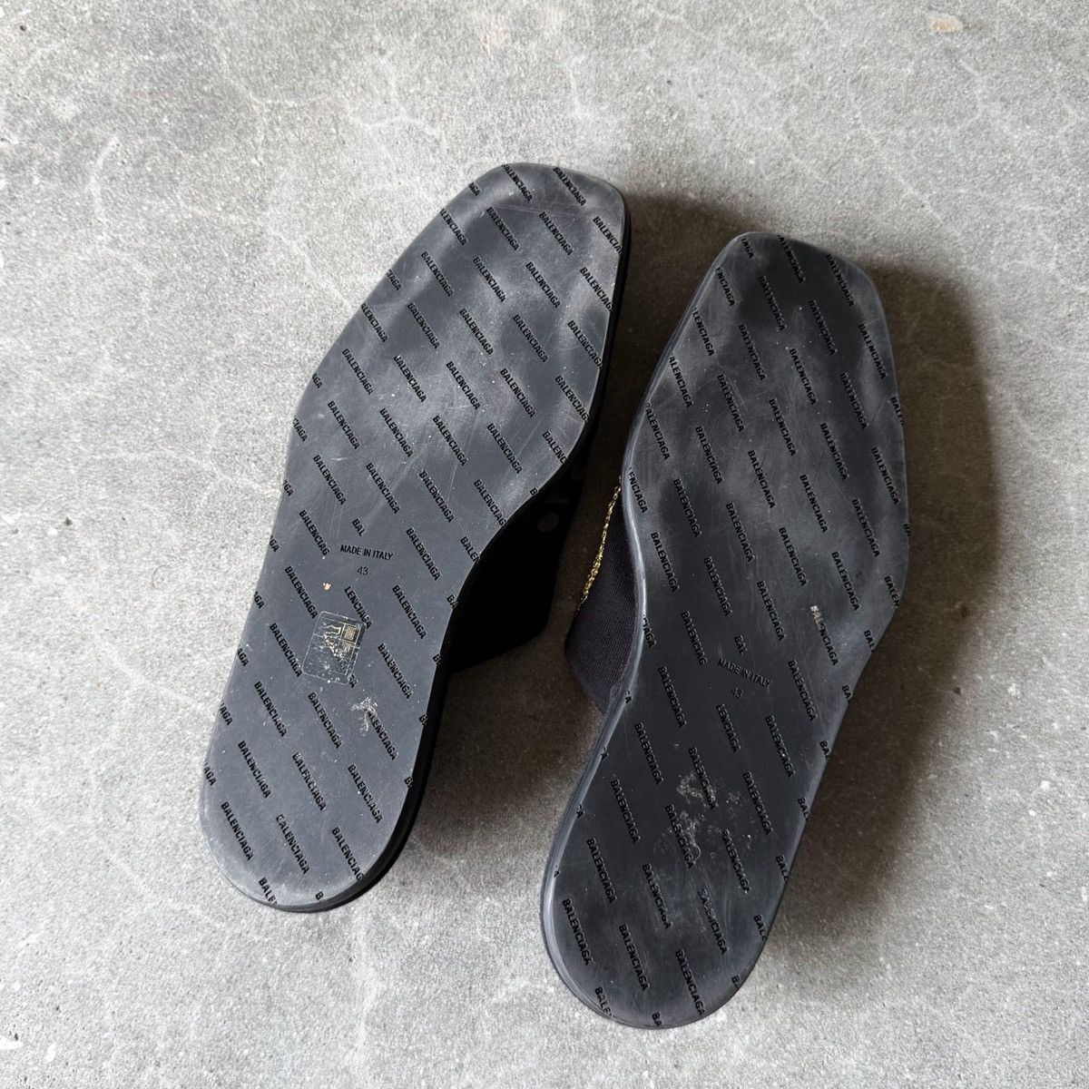 Balenciaga Balenciaga Paris Eiffel Tower Embroidered Mule Clog Slippers Size US 10.5 / EU 43-44 - 4 Thumbnail