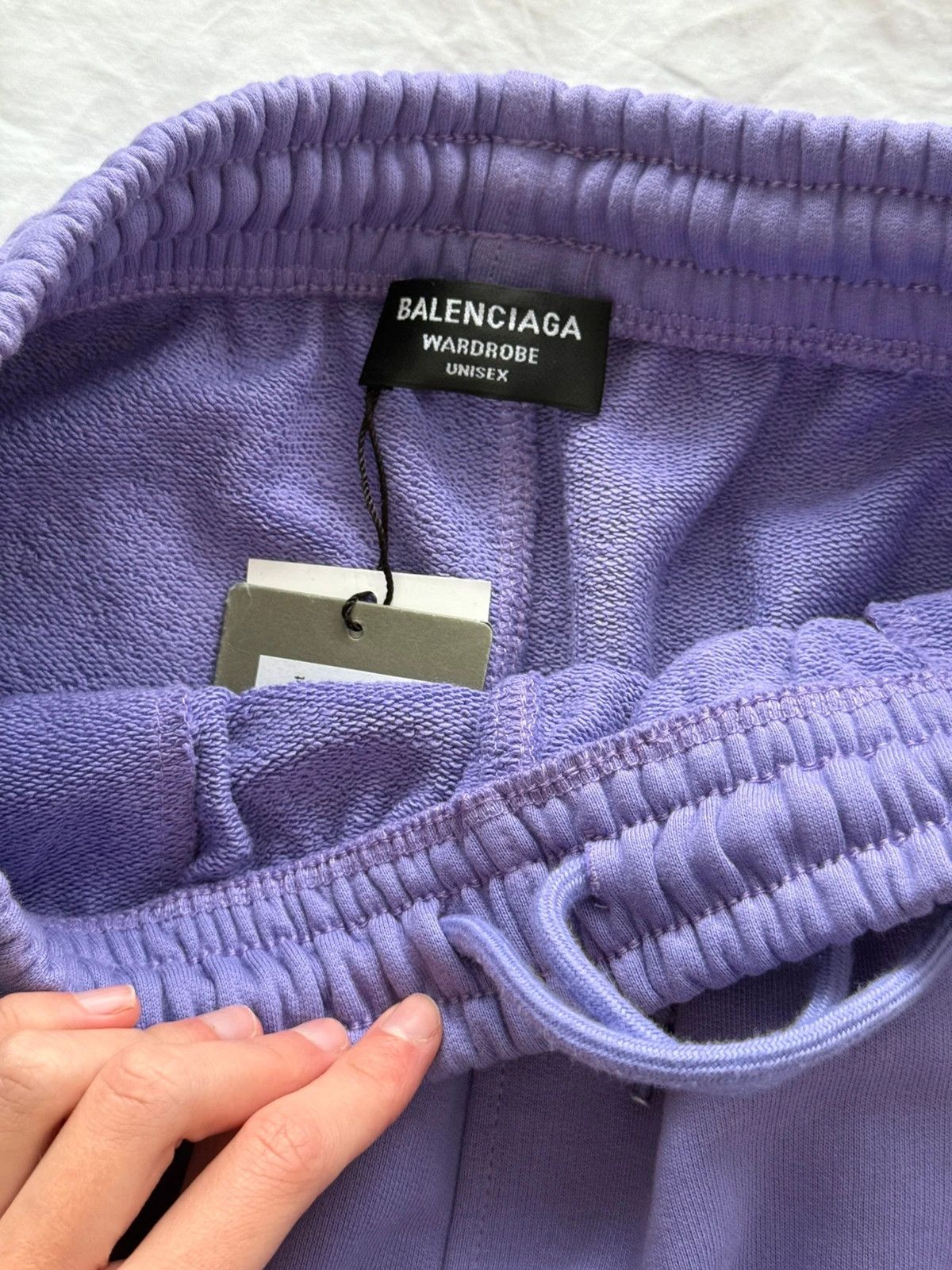 Balenciaga Lilac purple wide leg track pants Size 27" / US 4 / IT 40 - 9 Thumbnail