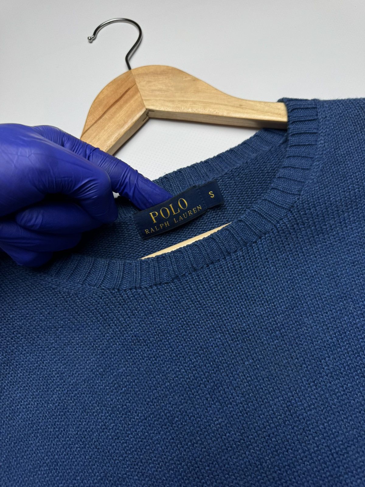 Polo Ralph Lauren Polo Ralph Lauren Cotton Crewneck Sweater - Blue Gold Pony Size US S / EU 44-46 / 1 - 3 Thumbnail