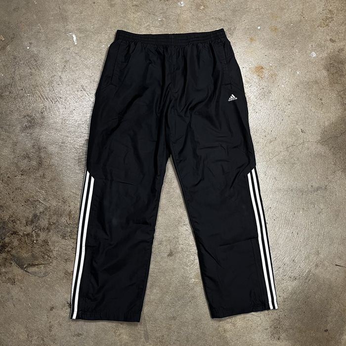 Adidas Vintage Adidas Windbreaker Pants Black Large