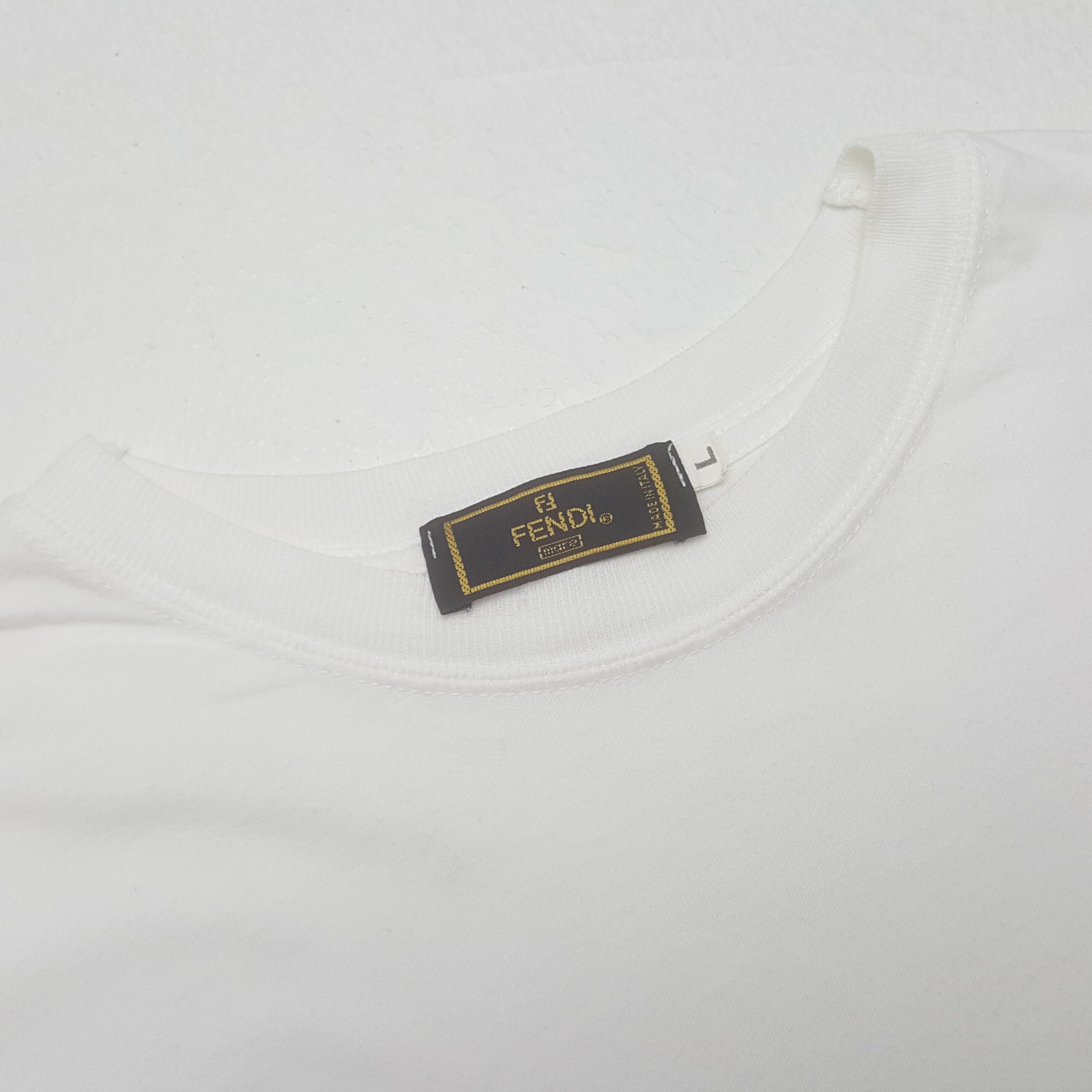 Fendi × Vintage Vintage Fendi Italian Brand Logo Tshirt Size US L / EU 52-54 / 3 - 4 Thumbnail