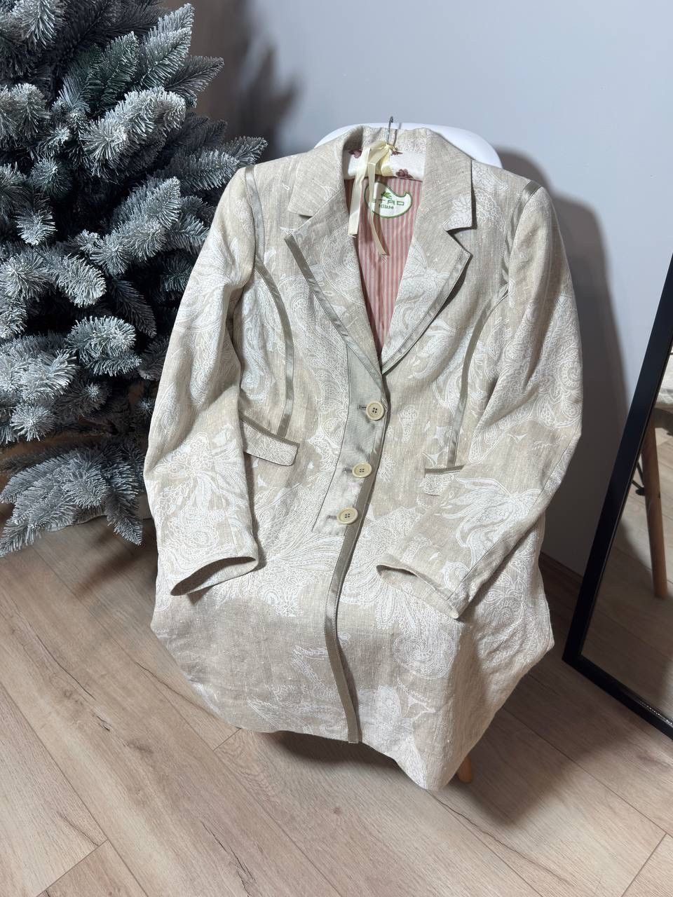 Etro Etro Milano Women Linen Coat Size 40 Size S / US 4 / IT 40 - 2 Thumbnail