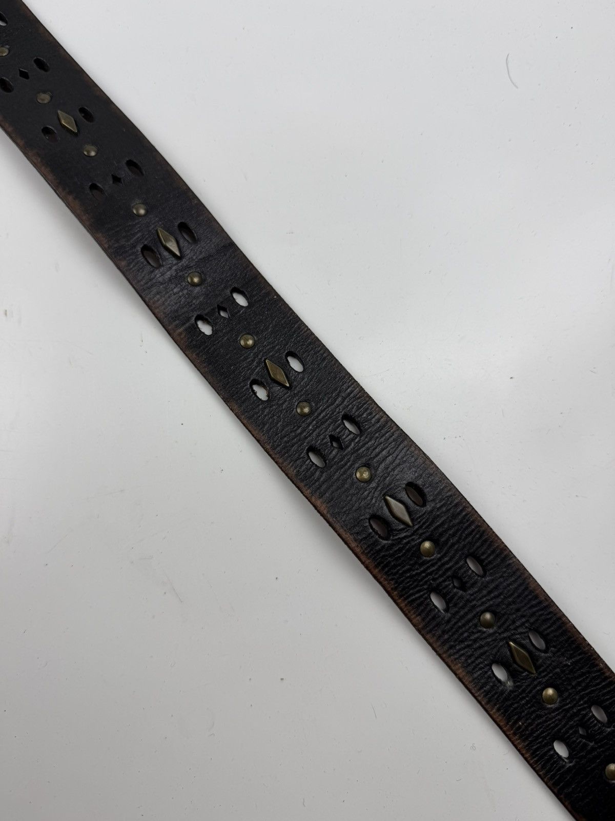 Seditionaries studded leather belt tc53 Size 34 - 3 Thumbnail