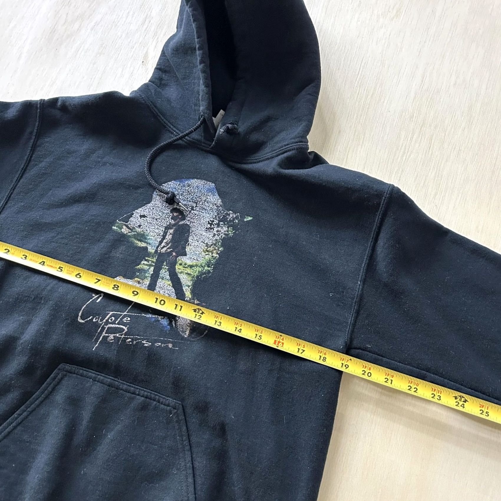 Gildan Gildan Mens Hooded Fleece Sweatshirt - Size S Black Coyote Graphic Size US S / EU 44-46 / 1 - 5 Thumbnail