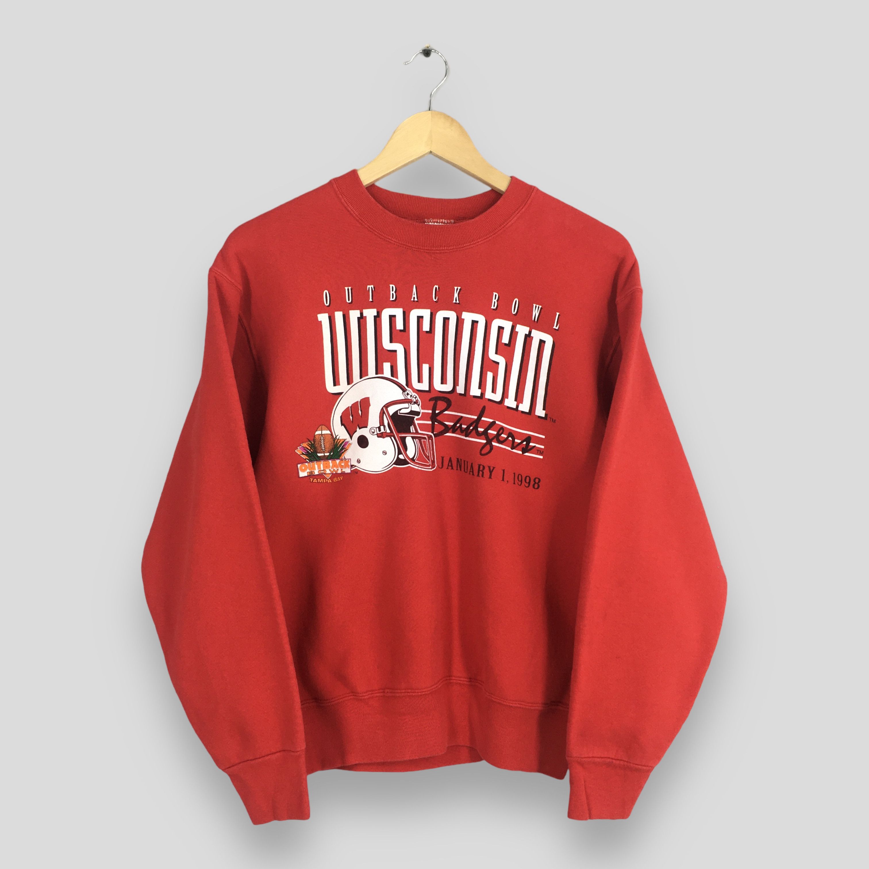 Vintage 90s Wisconsin Badgers Ncaa Sweatshirt Medium