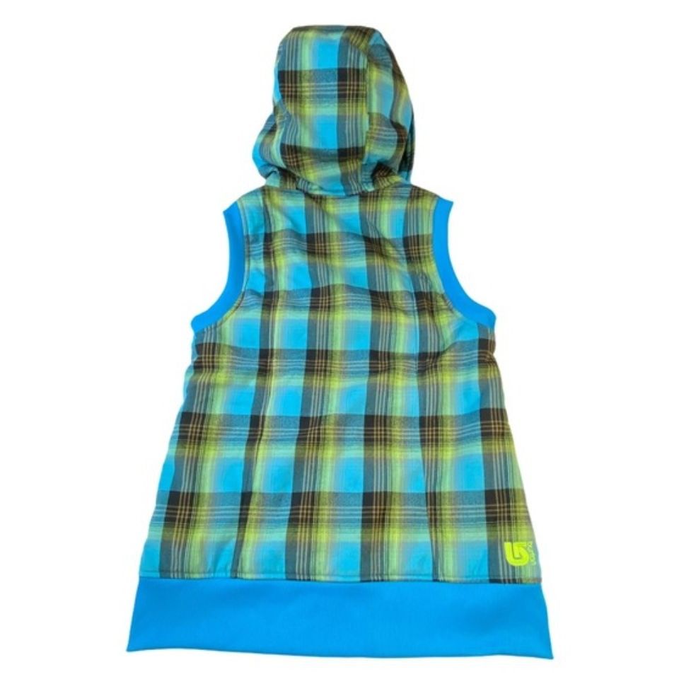 Burton Burton Dryride Vest Women’s S Blue Green Plaid Zip Up Hoodie Size S / US 4 / IT 40 - 15 Thumbnail