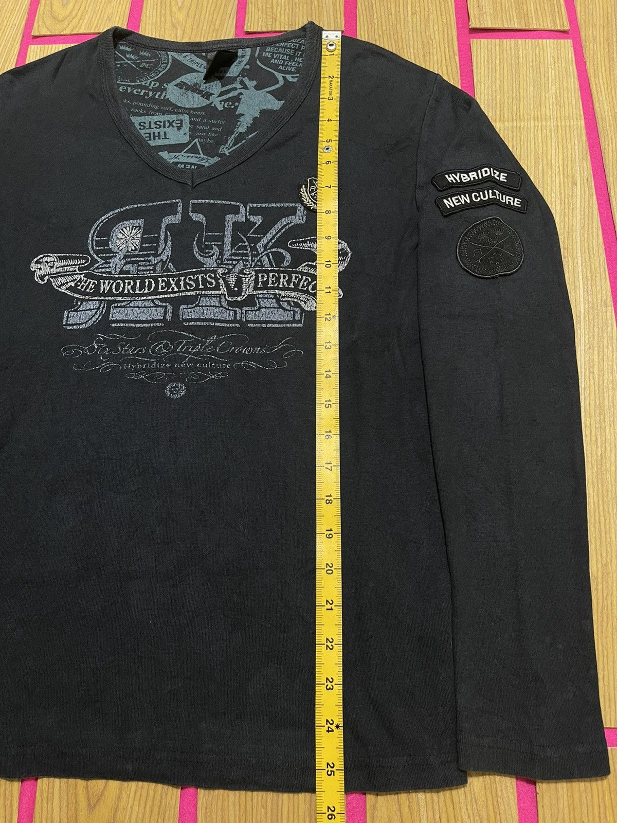 If Six Was Nine Y2K RUSS•K long sleeve tshirt Size US M / EU 48-50 / 2 - 10 Thumbnail